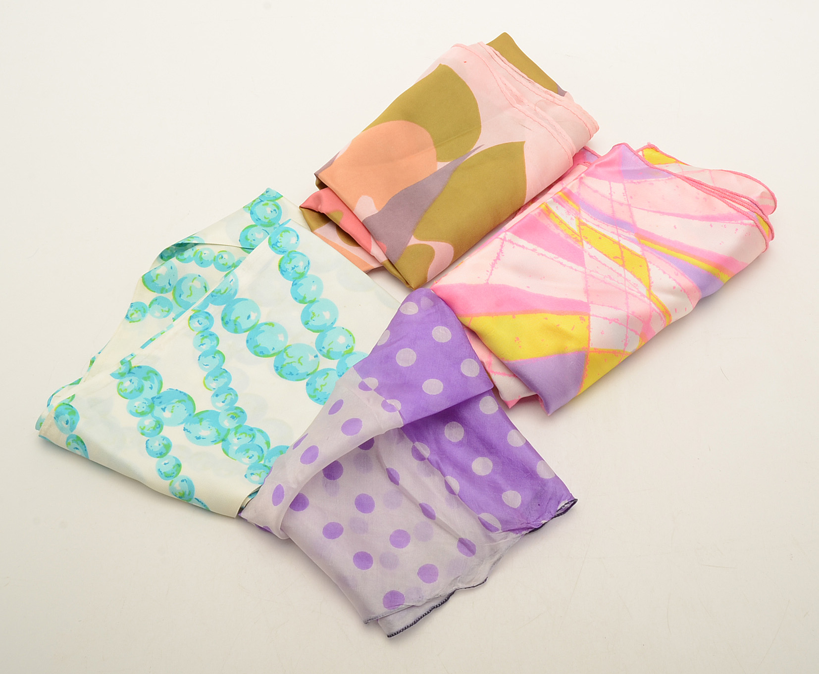 Assortment of Vintage Novelty Scarves