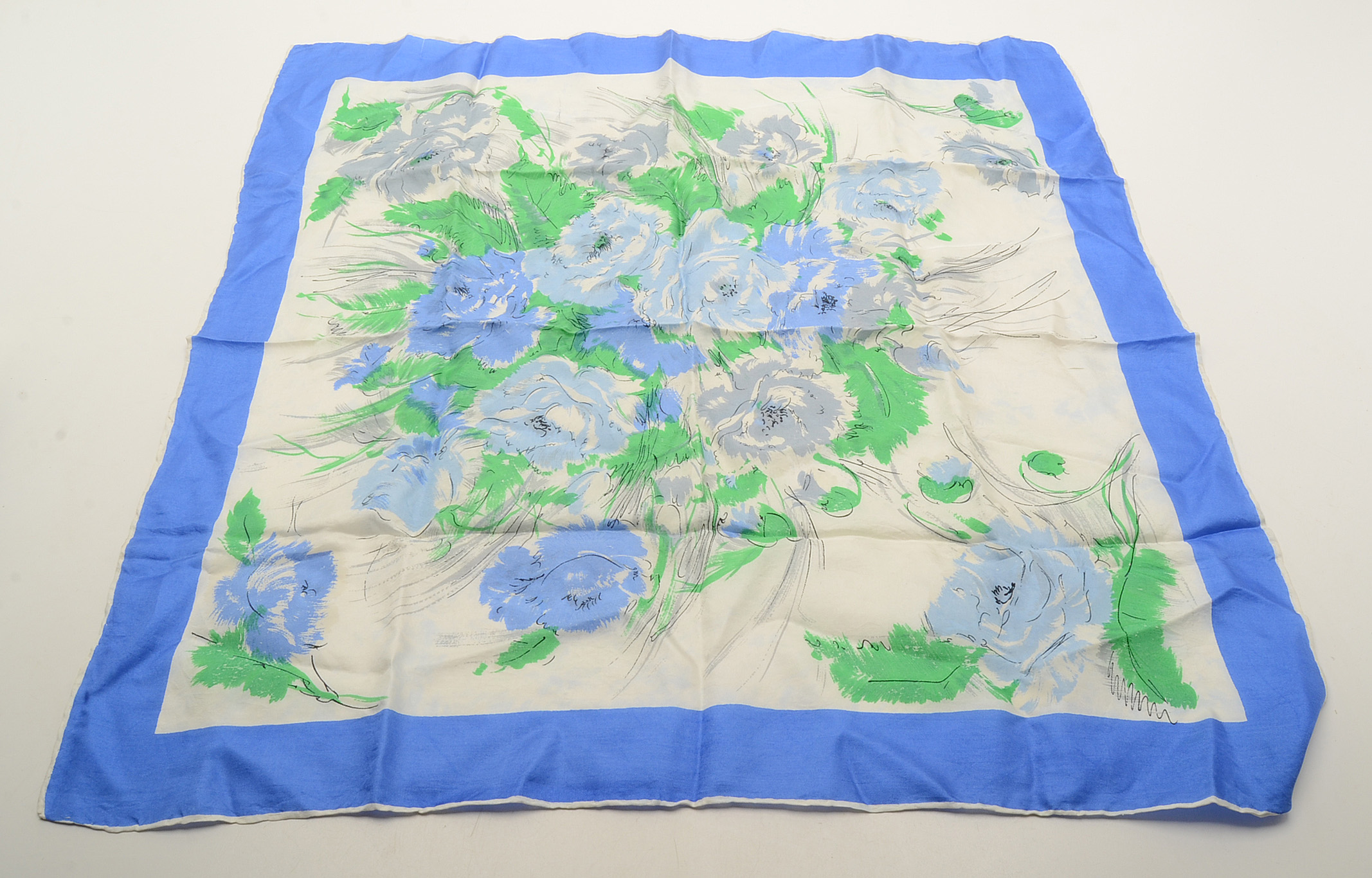 Assortment of Vintage Floral Scarves