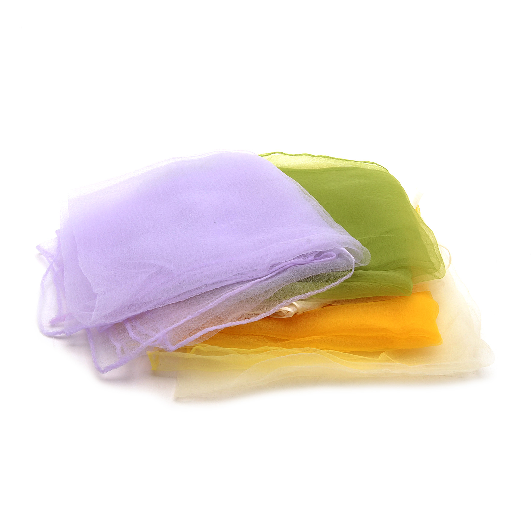 Assortment of Vintage Sheer Square Scarves