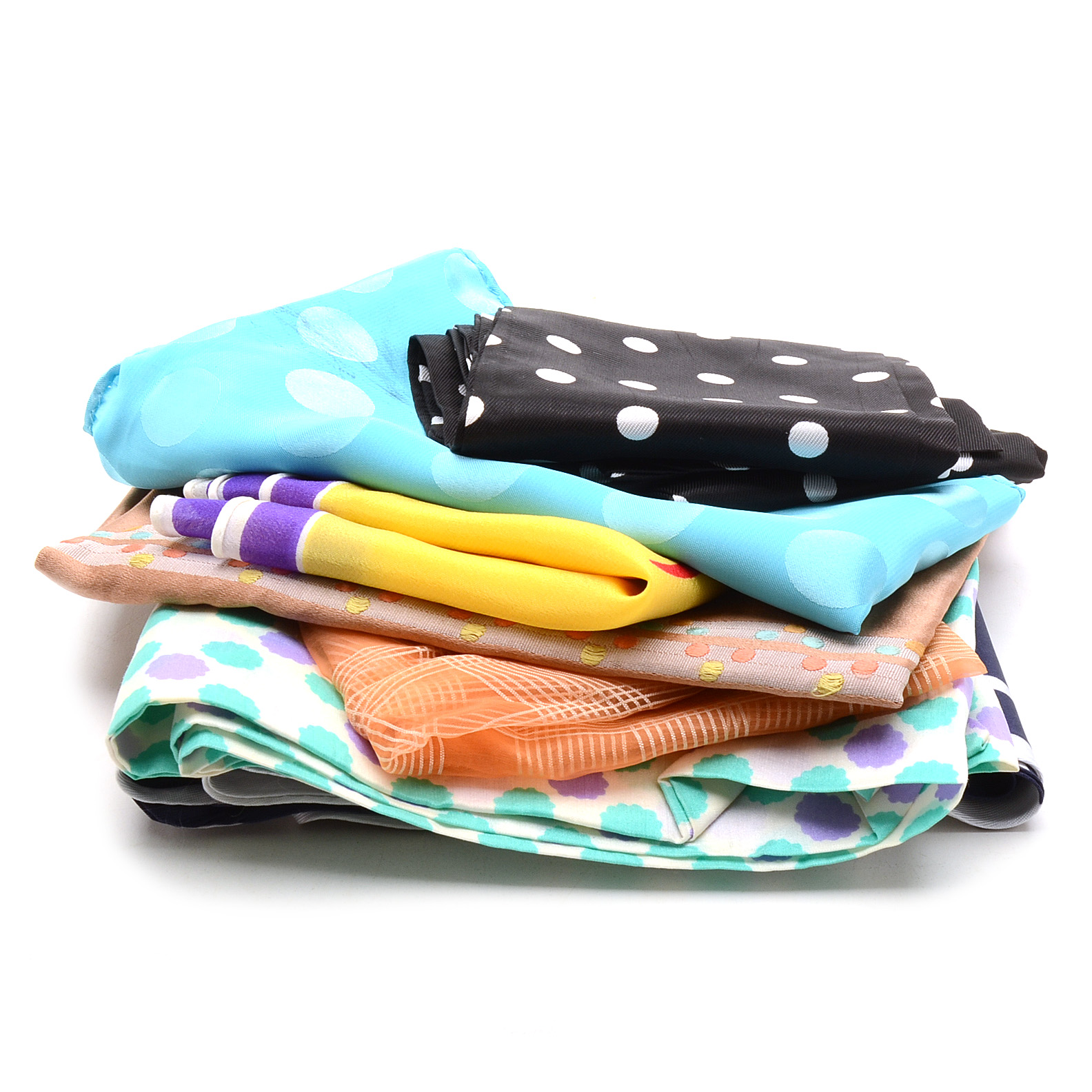 Assortment of Vintage Geometric Oblong Scarves