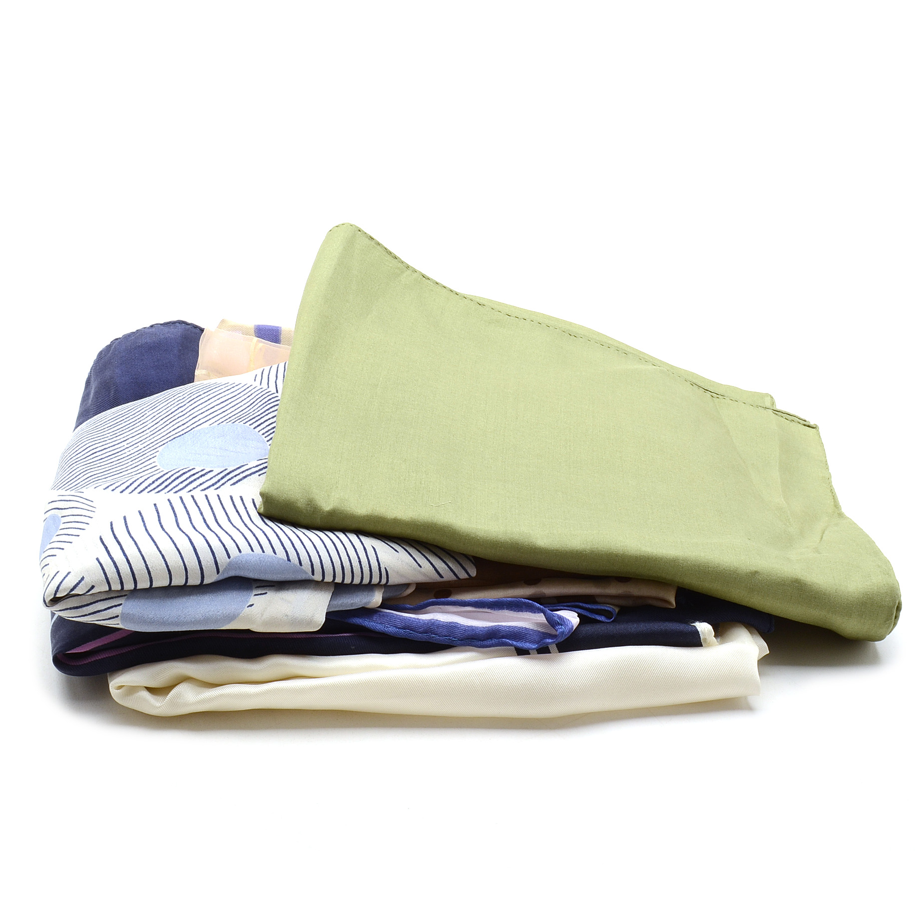 Assortment of Vintage Geometric Scarves