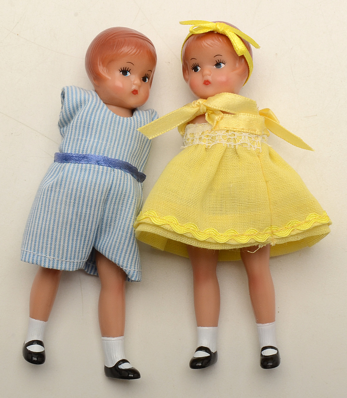 Effanbee 'Wee Little Patsy" Dolls with Trunk and Accessories