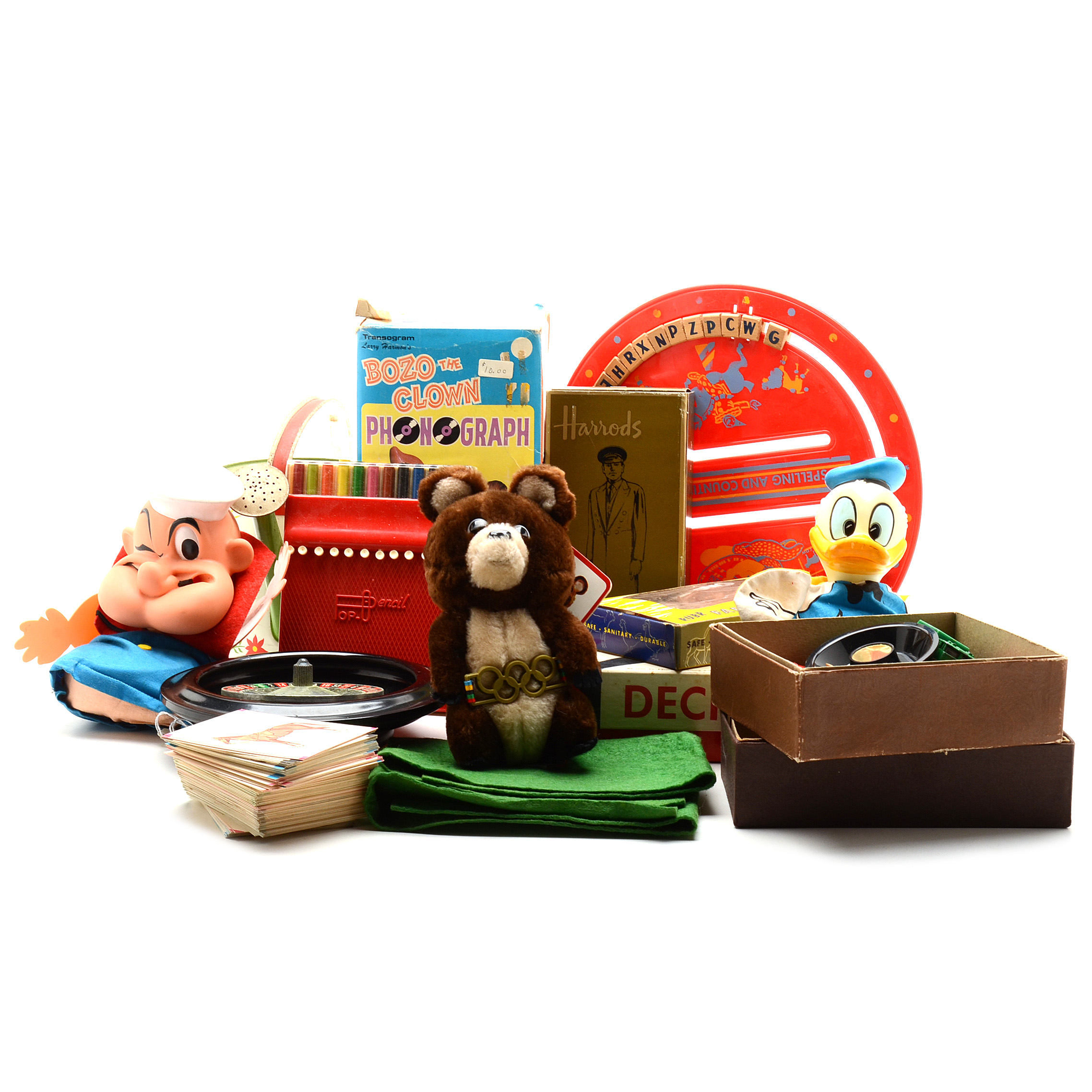 Collection of Vintage Games and Toys