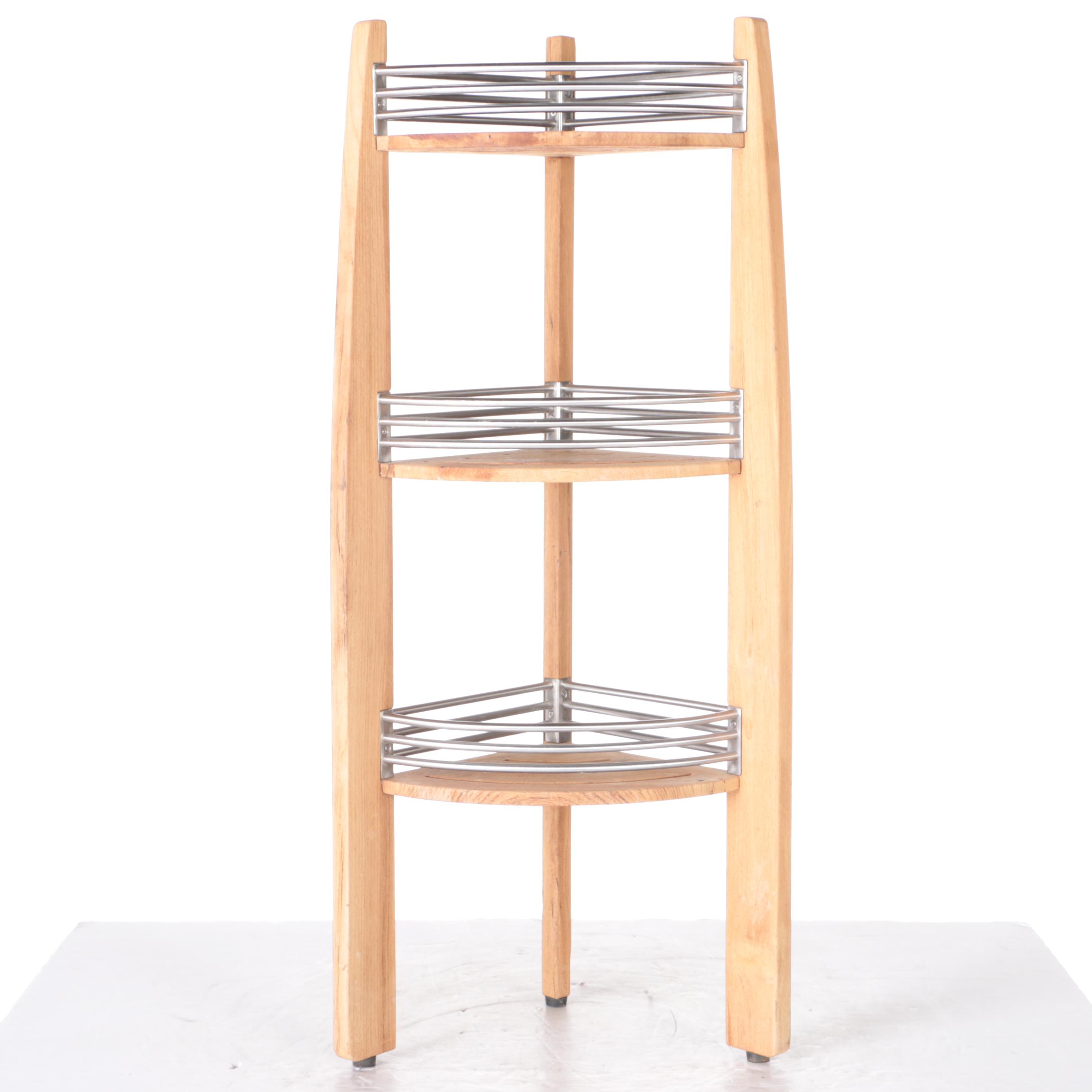 Curved Front Corner Shelf