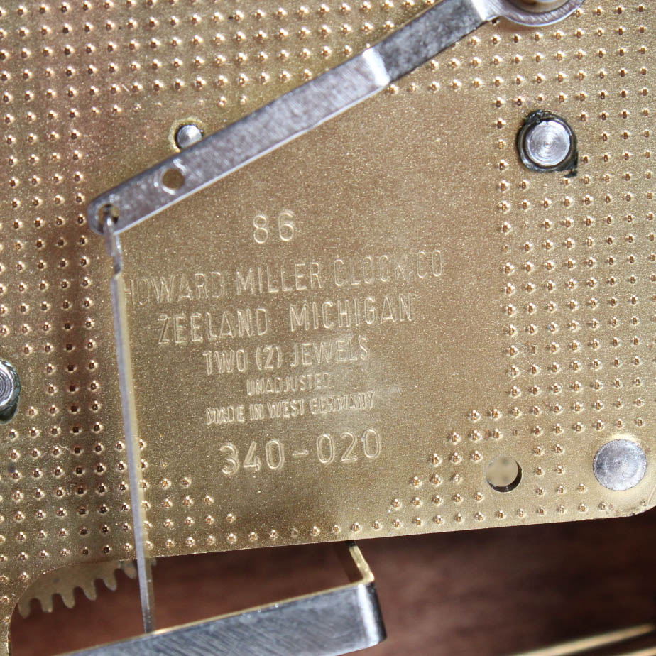 Howard Miller "60th Anniversary Edition" Mantel Clock