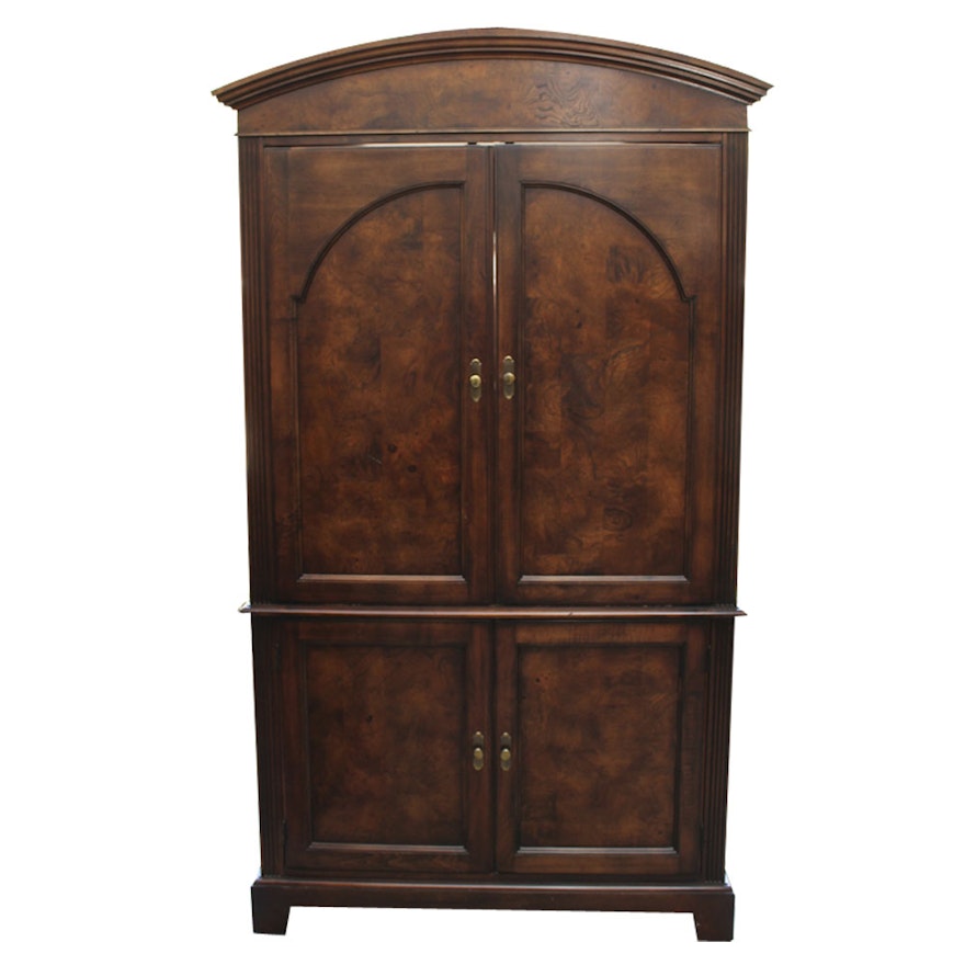 Vintage Mahogany Entertainment Armoire