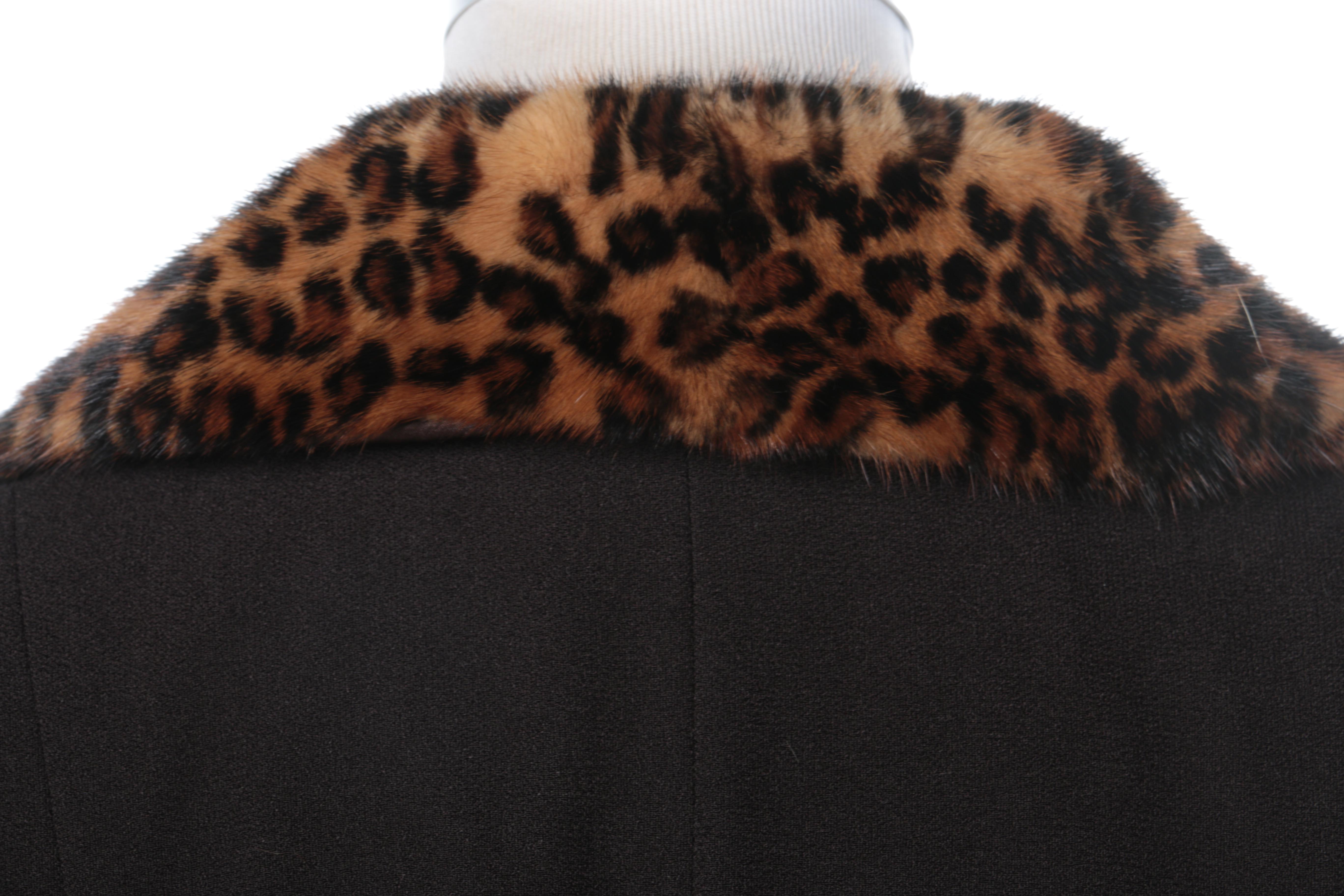 Dyed Mink Trim Coat