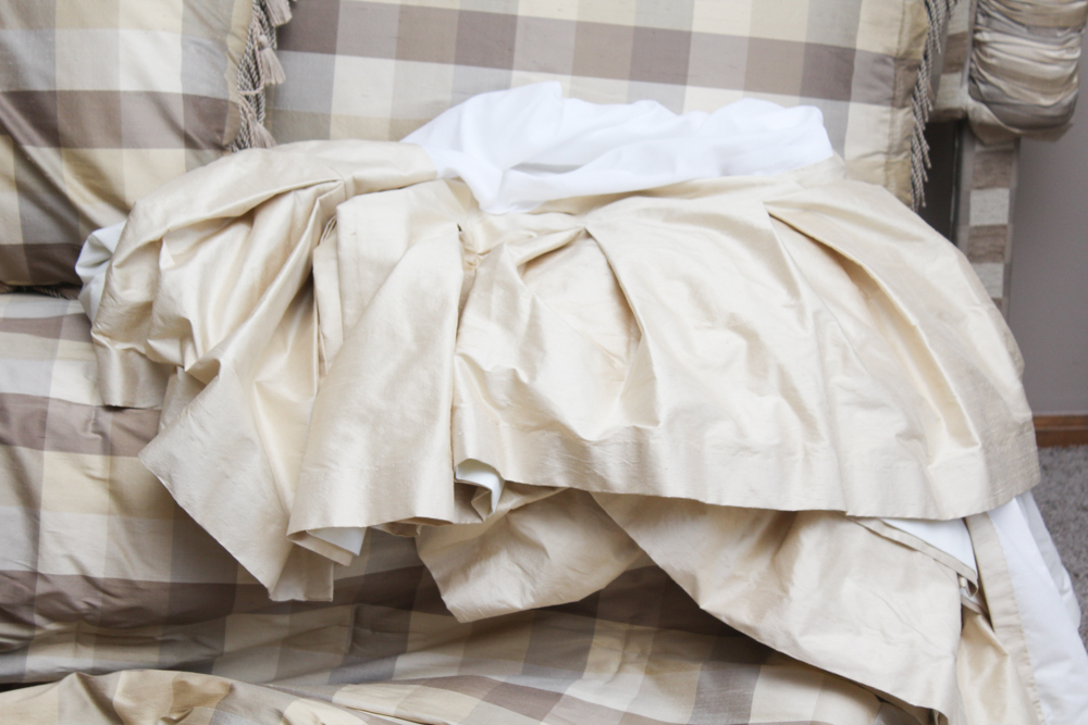 Upholstered King Size Headboard and Bedroom Decor