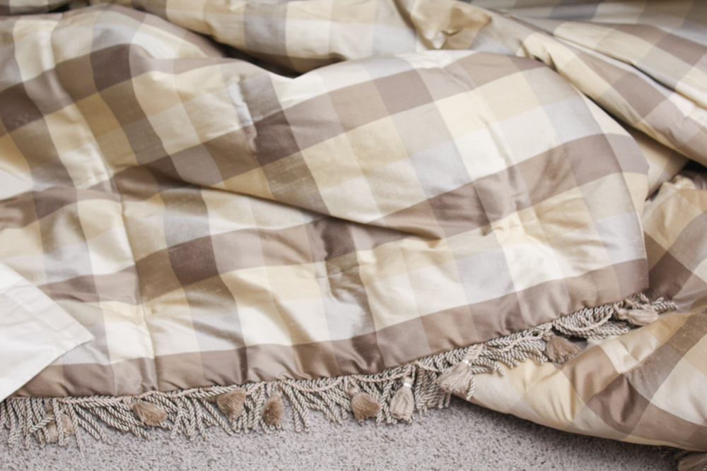 Upholstered King Size Headboard and Bedroom Decor