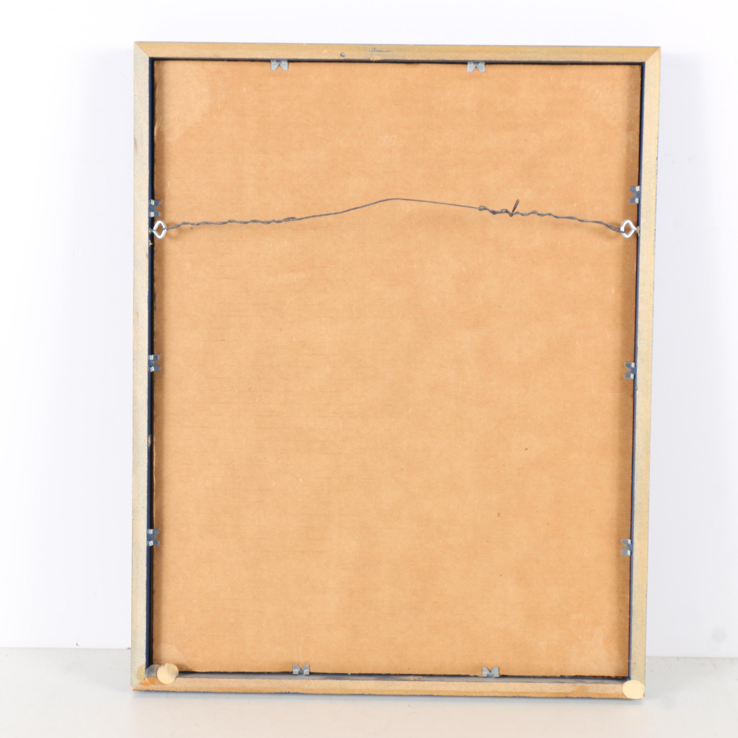 Color Photograph on Paper of John F. Kennedy Bust