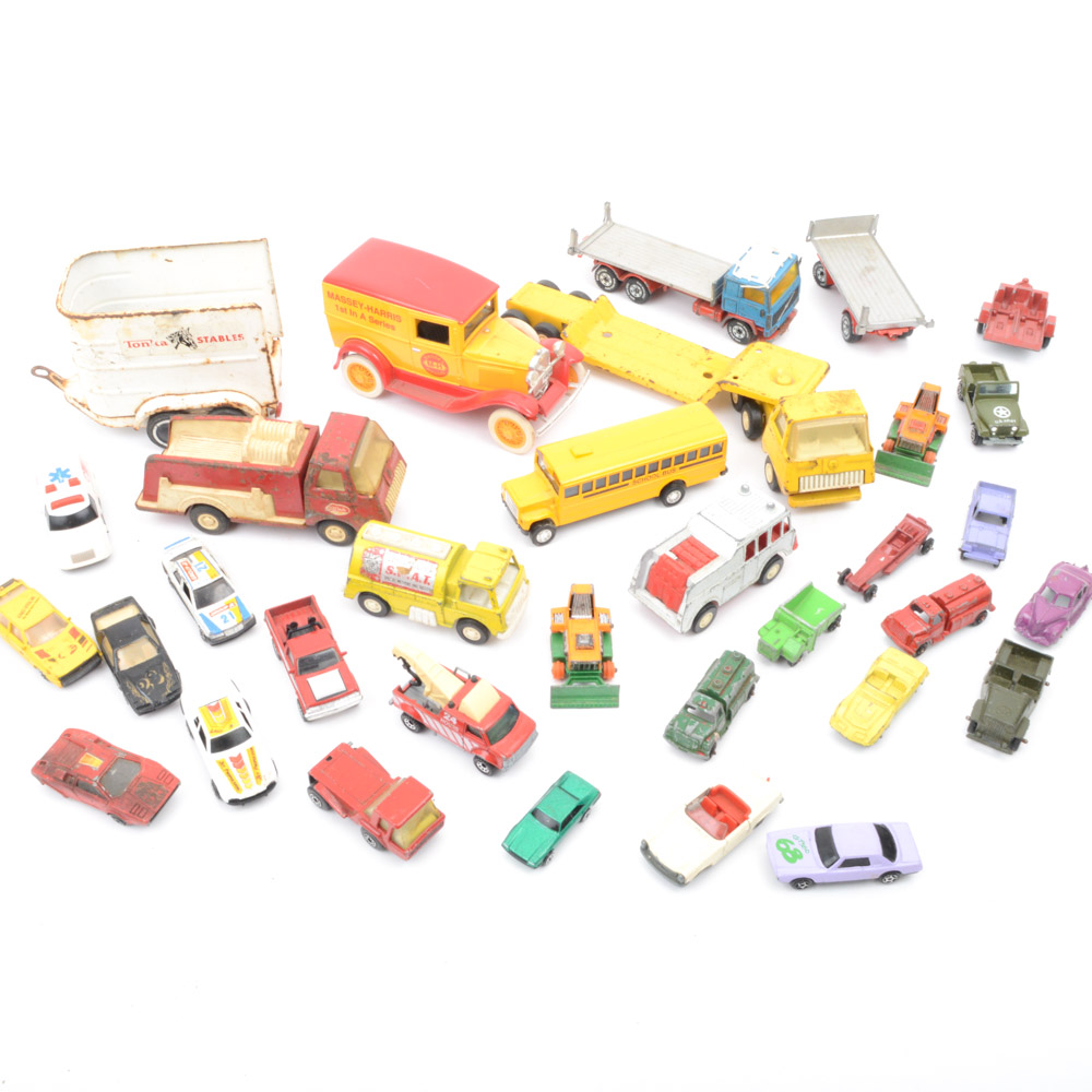 Vintage Die-Cast and Plastic Vehicles Featuring Liberty Classics Massey-Harris