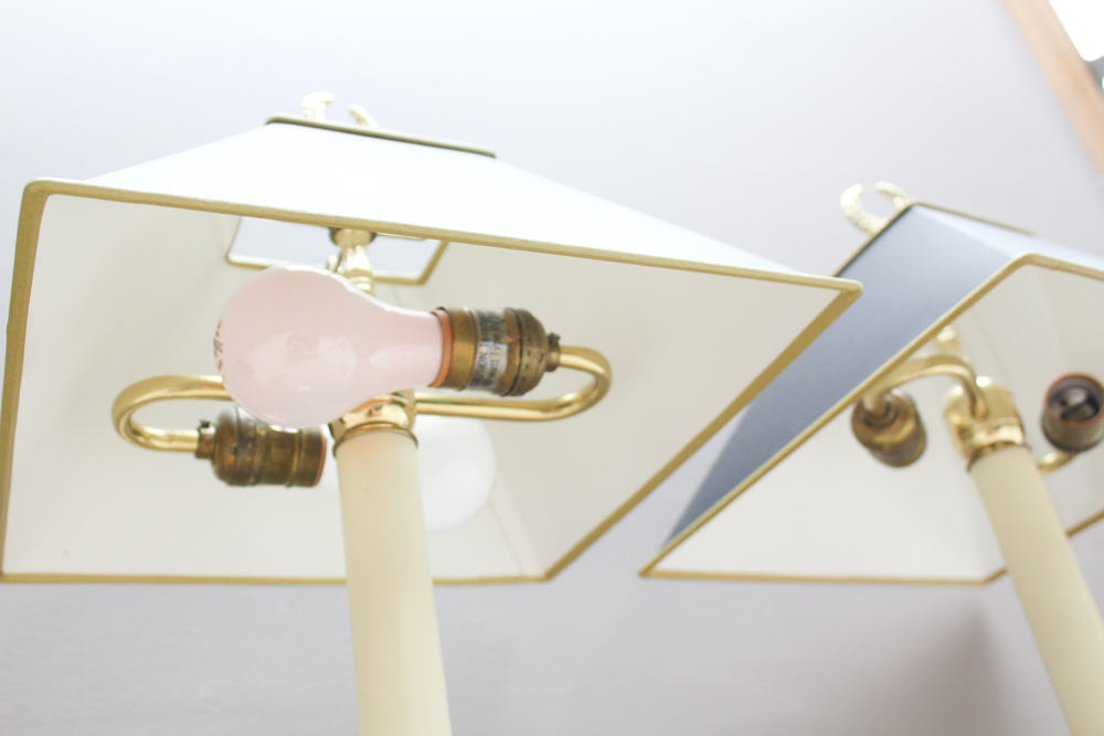 Baldwin Brass Candlestick Lamps