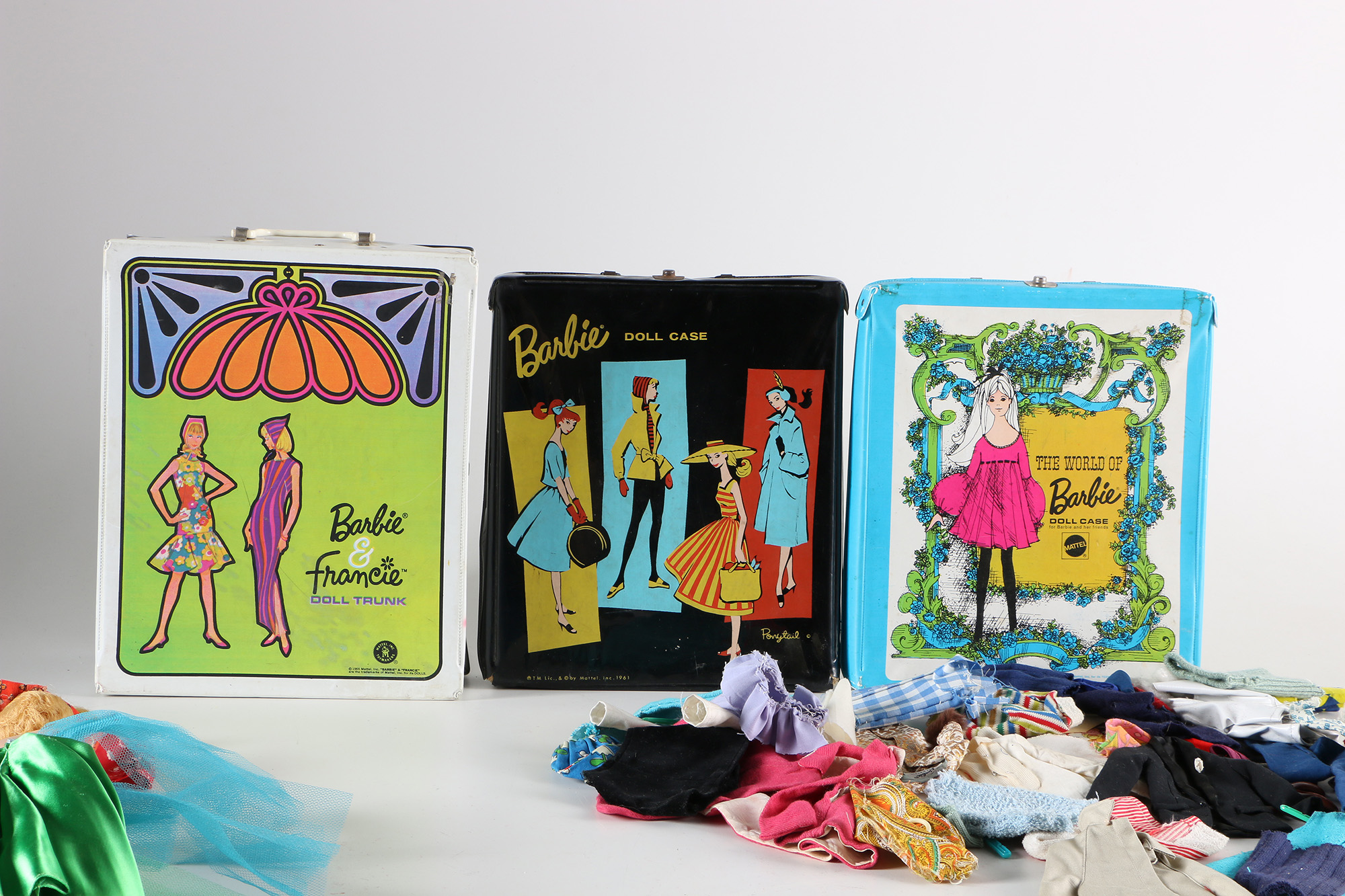 Vintage Barbie Collection with Cases
