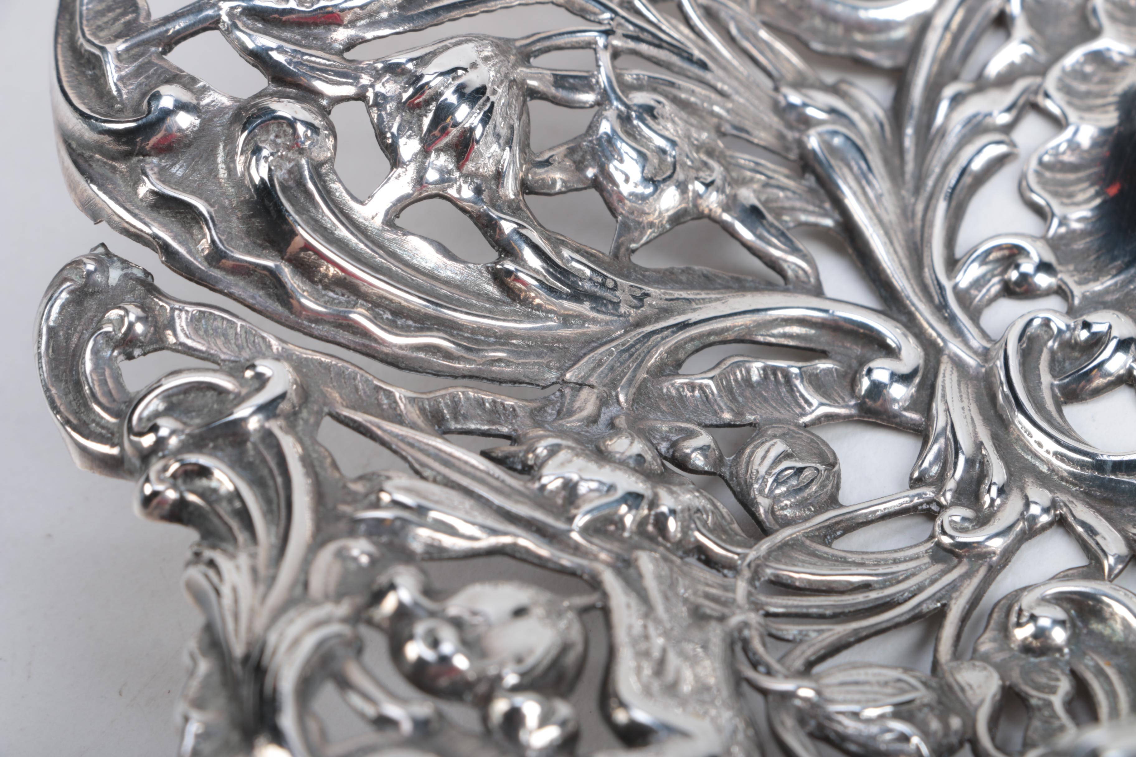 Dominick and Haff Sterling Silver Repousse Tray