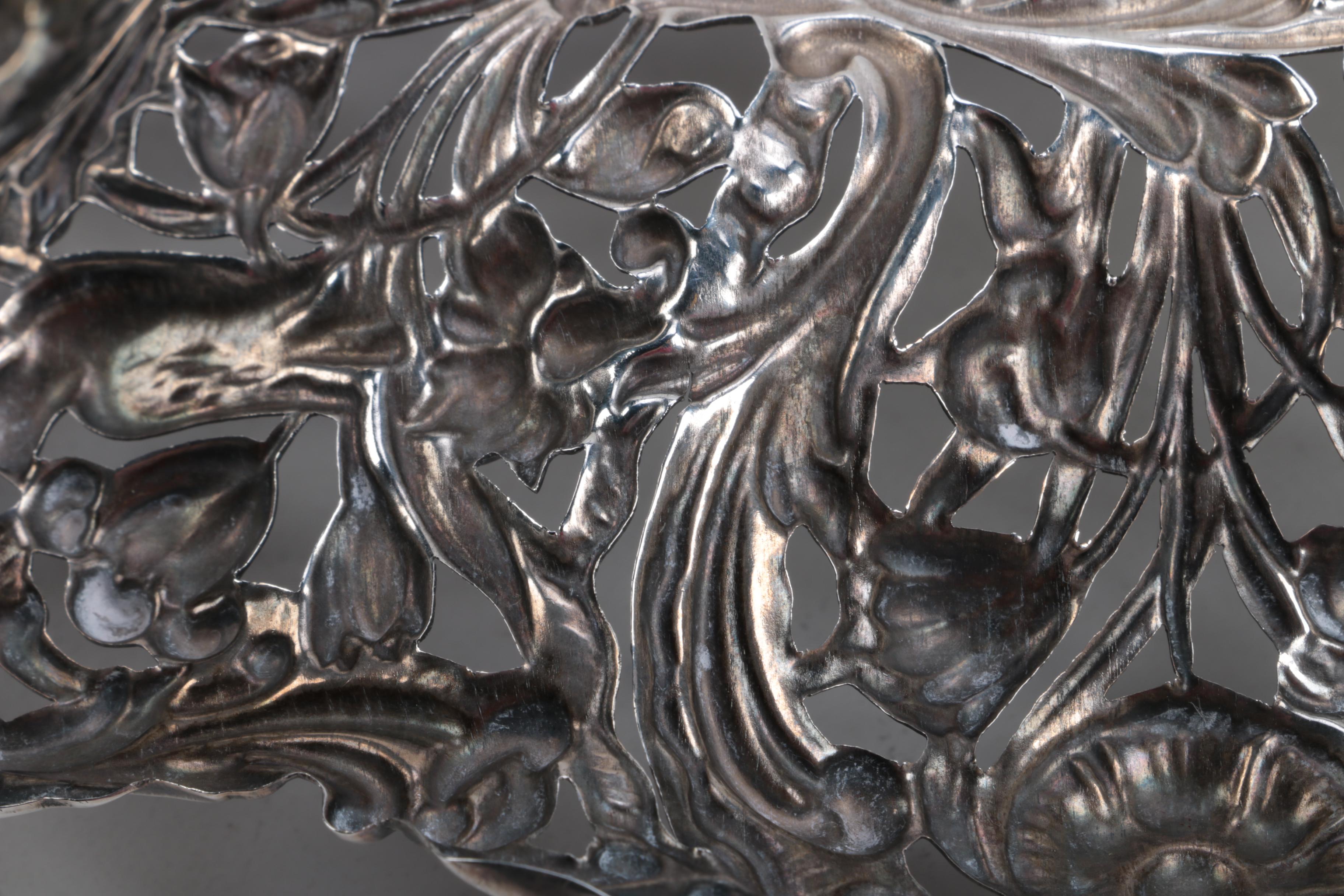 Dominick and Haff Sterling Silver Repousse Tray