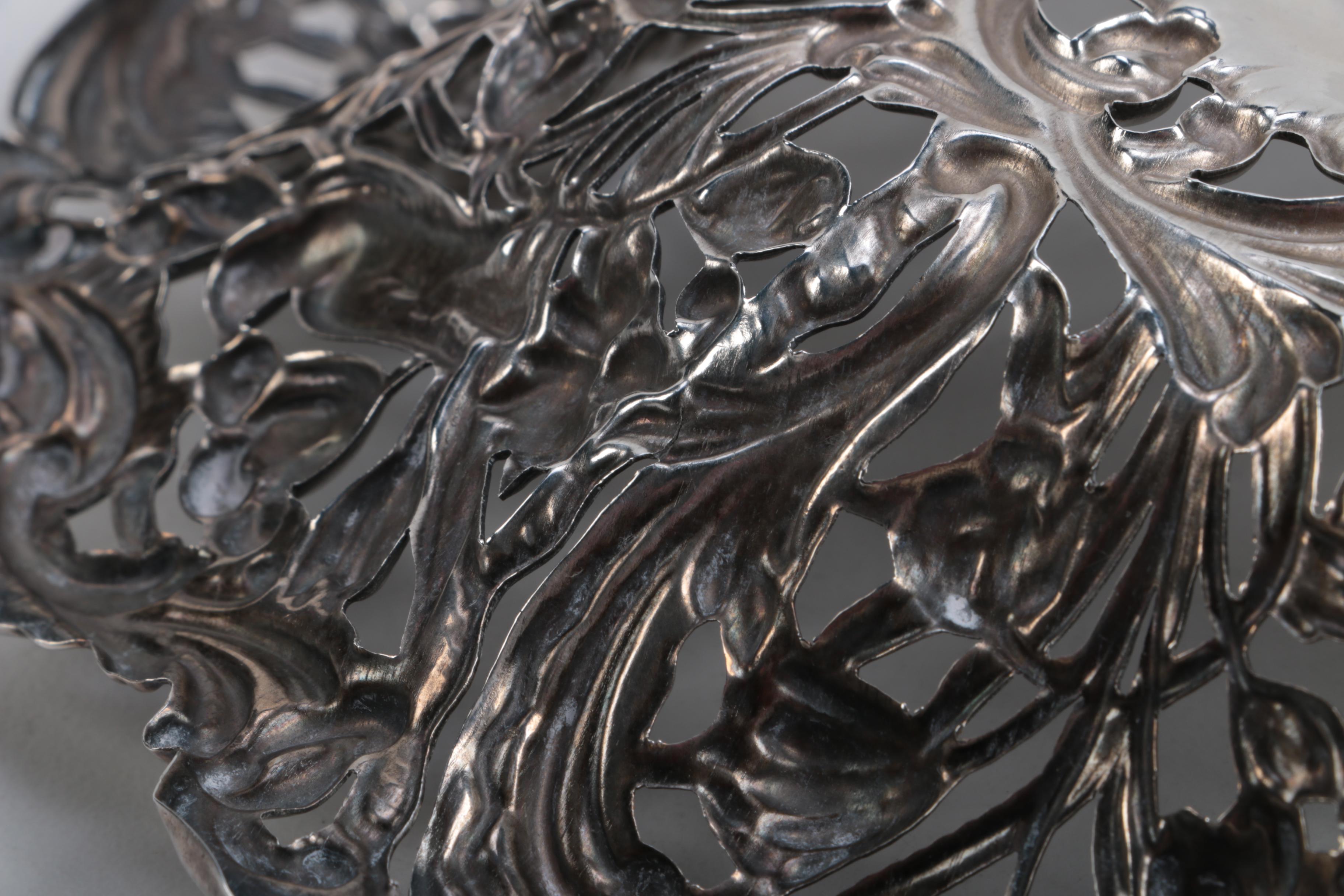 Dominick and Haff Sterling Silver Repousse Tray