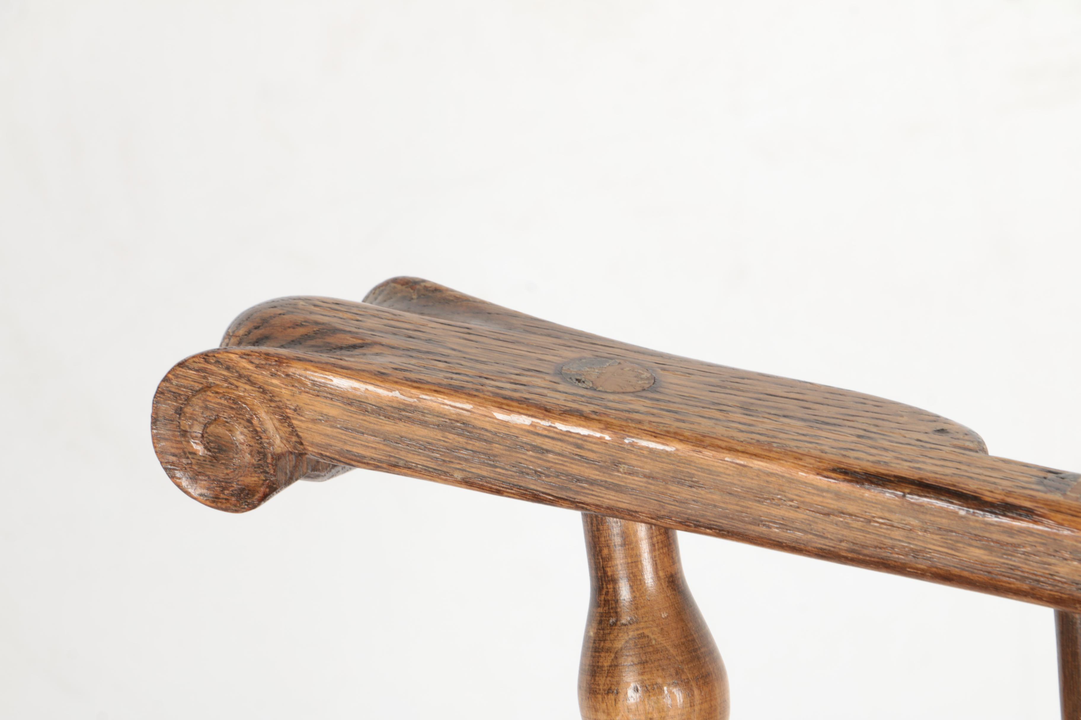 Two Vintage Hand-Made Windsor Chairs by Richard Grell