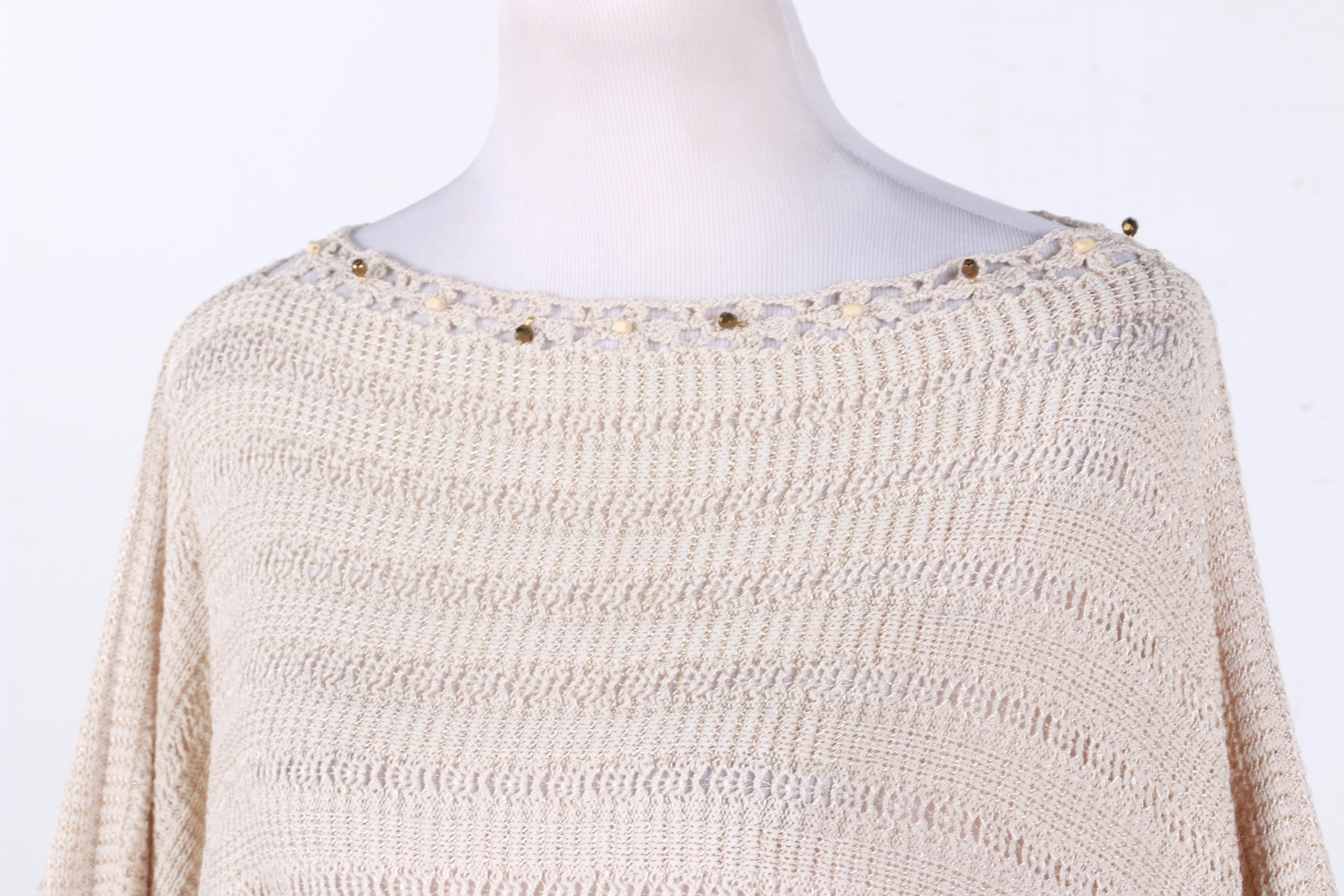 St. John Sport Wool Blend Poncho