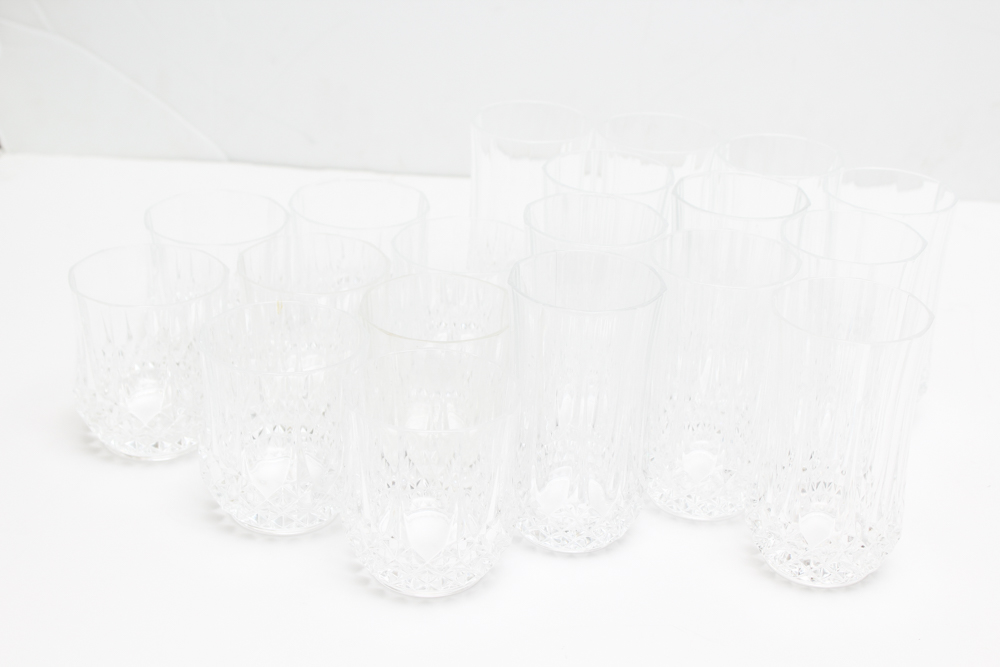 Crystal Rocka and Highball Glasses