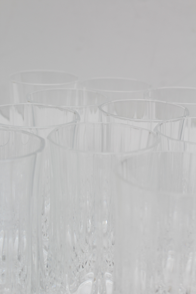Crystal Rocka and Highball Glasses