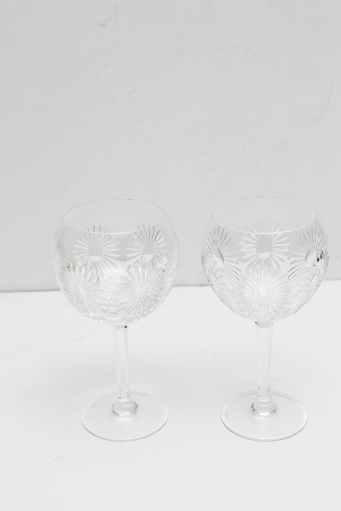 Waterford Crystal Millenium Water Goblets "Health"