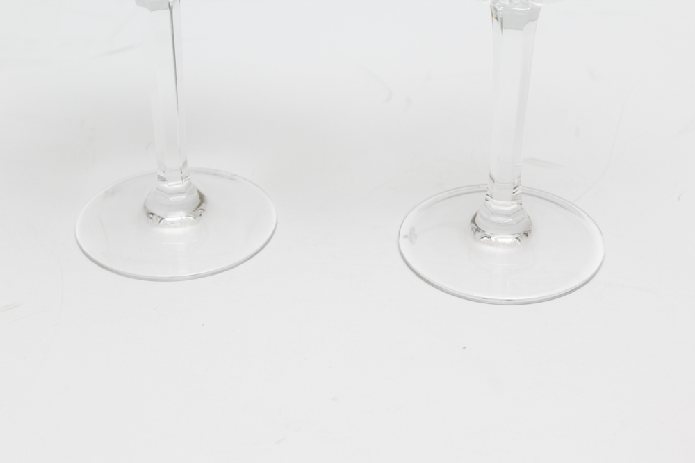 Waterford Crystal Millenium Water Goblets "Health"