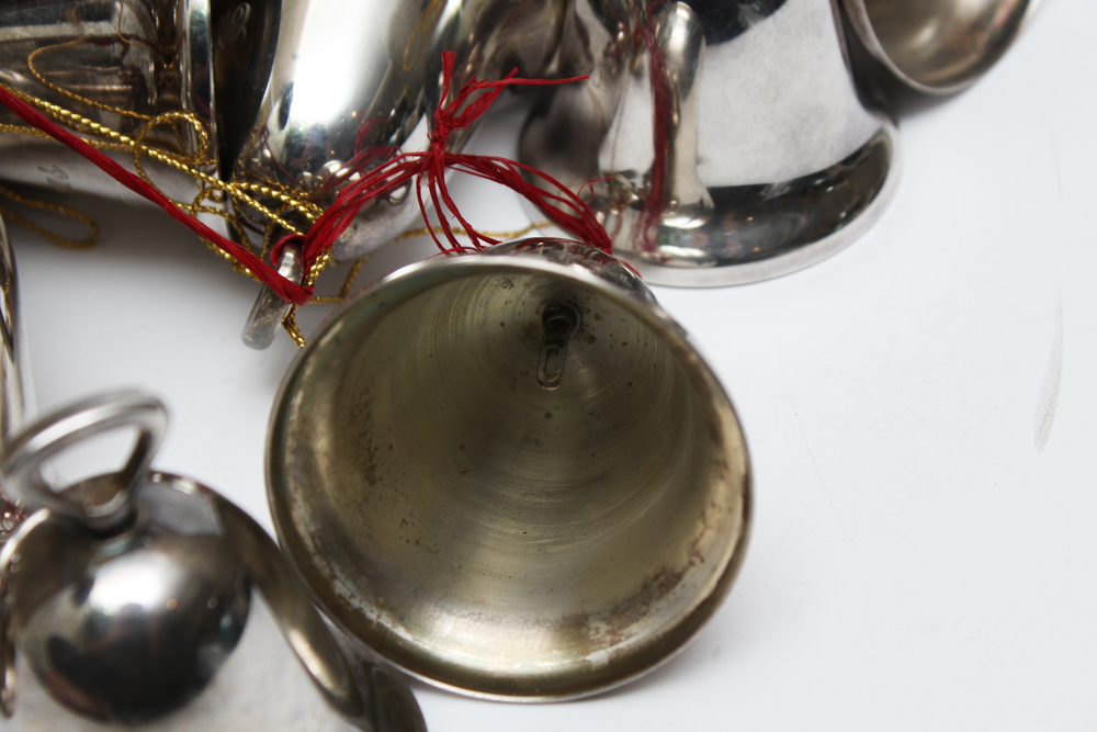 Reed & Barton Silver Plate Christmas Bell Collection