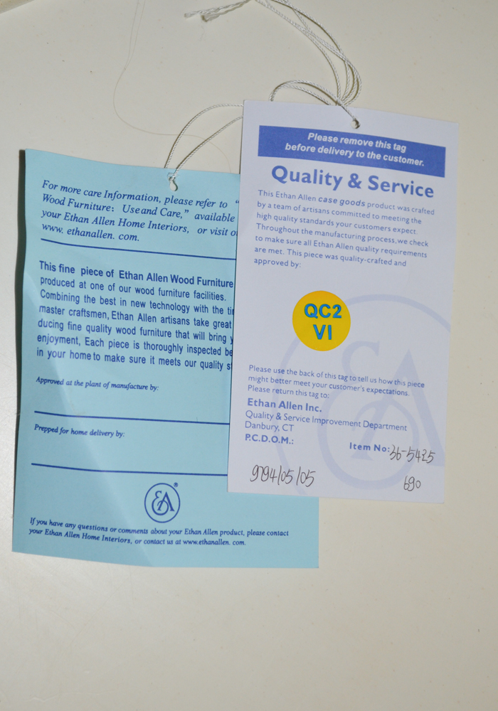 Ethan Allen Cream-Painted Blanket Chest