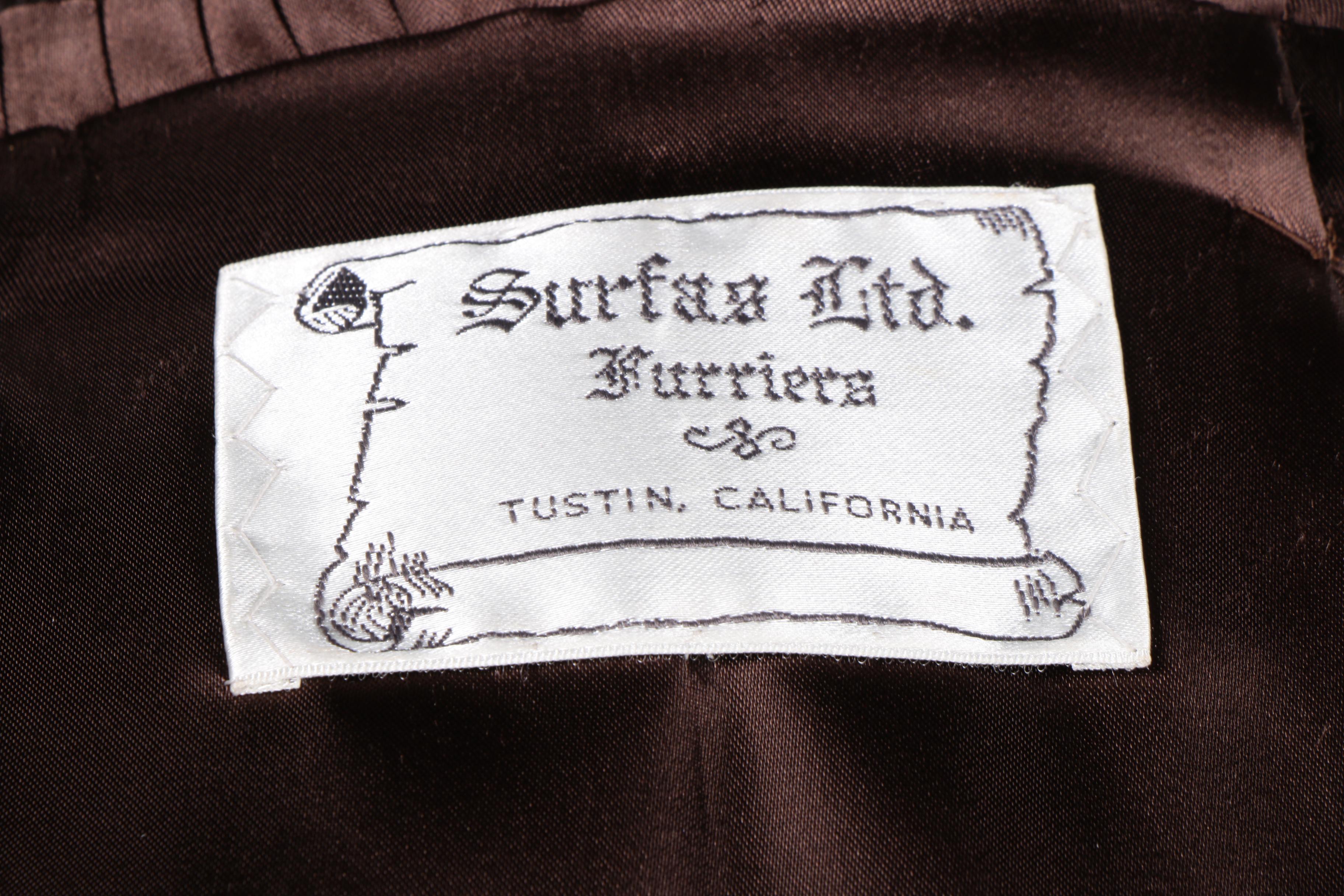 Vintage Surfas Ltd. Furriers Sheared Mink