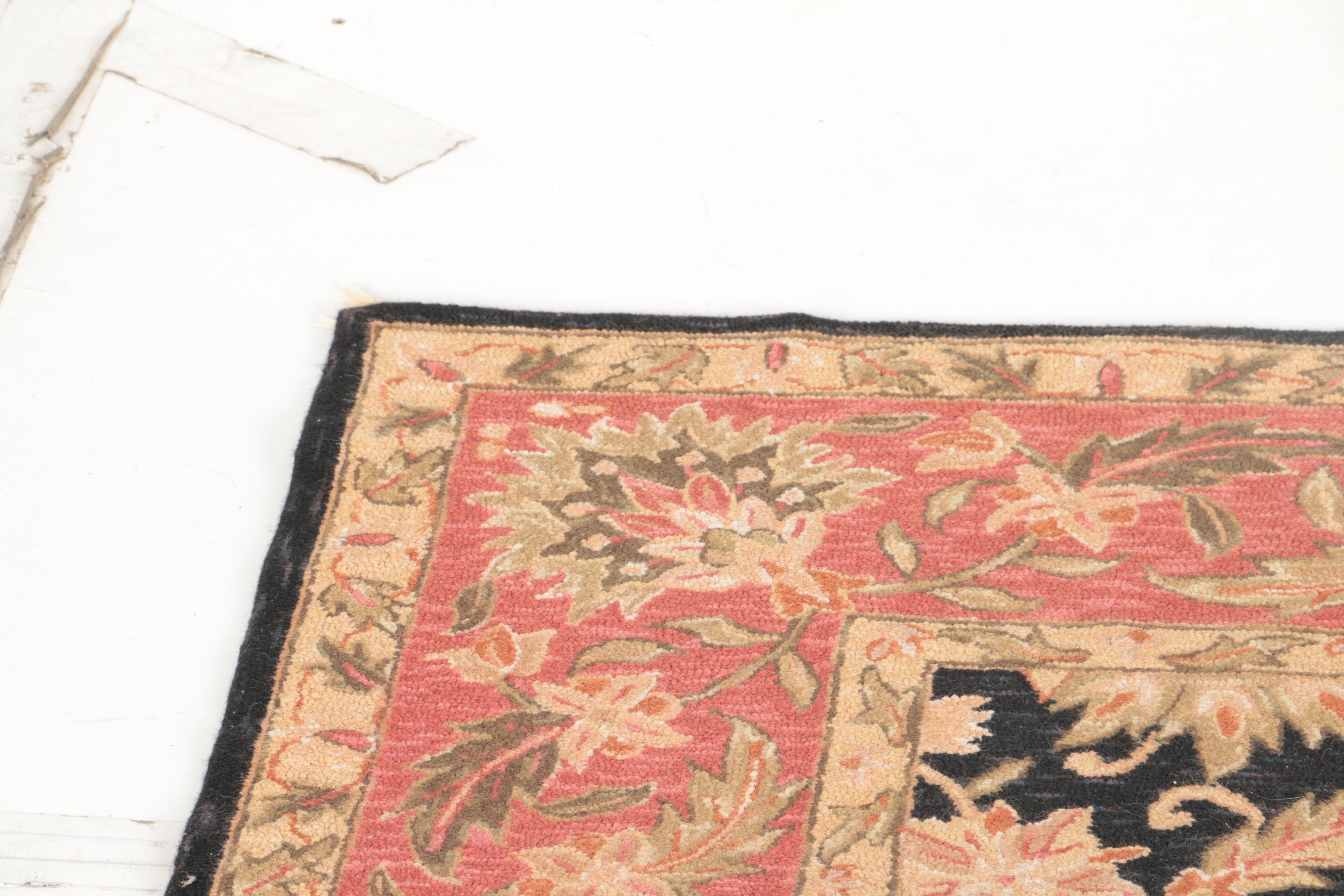 Hand-Tufted Indo-Persian Style Area Rug