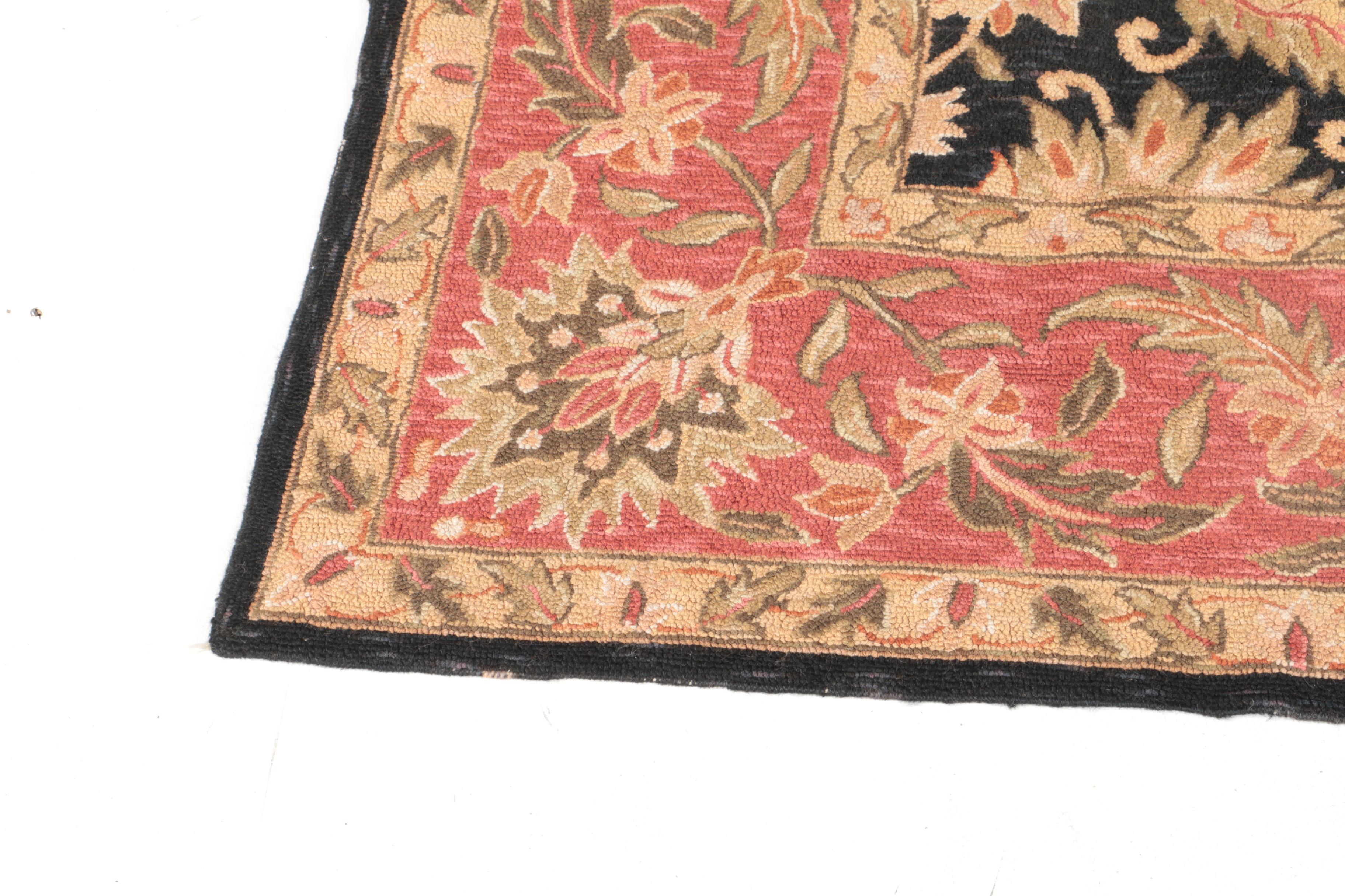 Hand-Tufted Indo-Persian Style Area Rug
