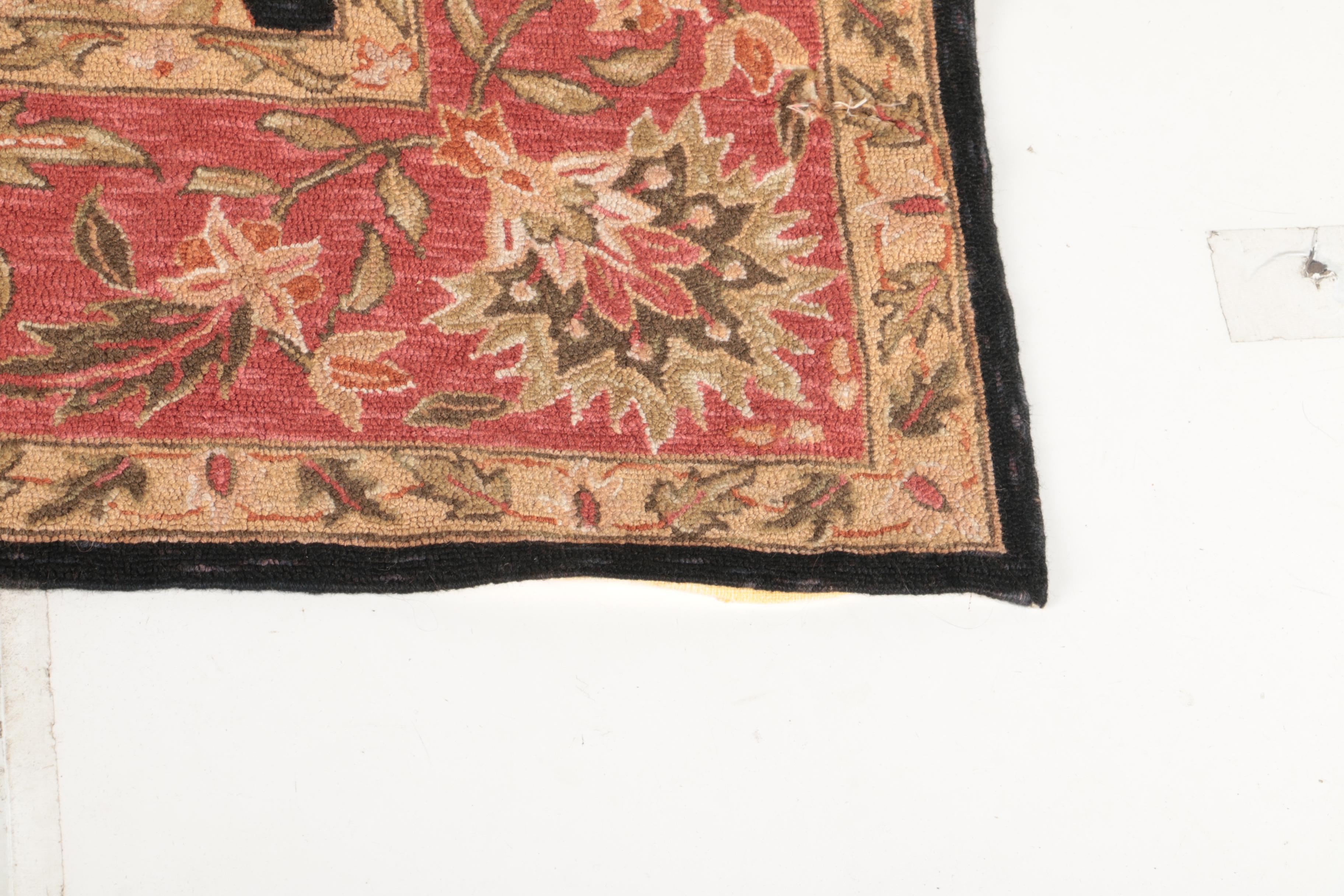 Hand-Tufted Indo-Persian Style Area Rug