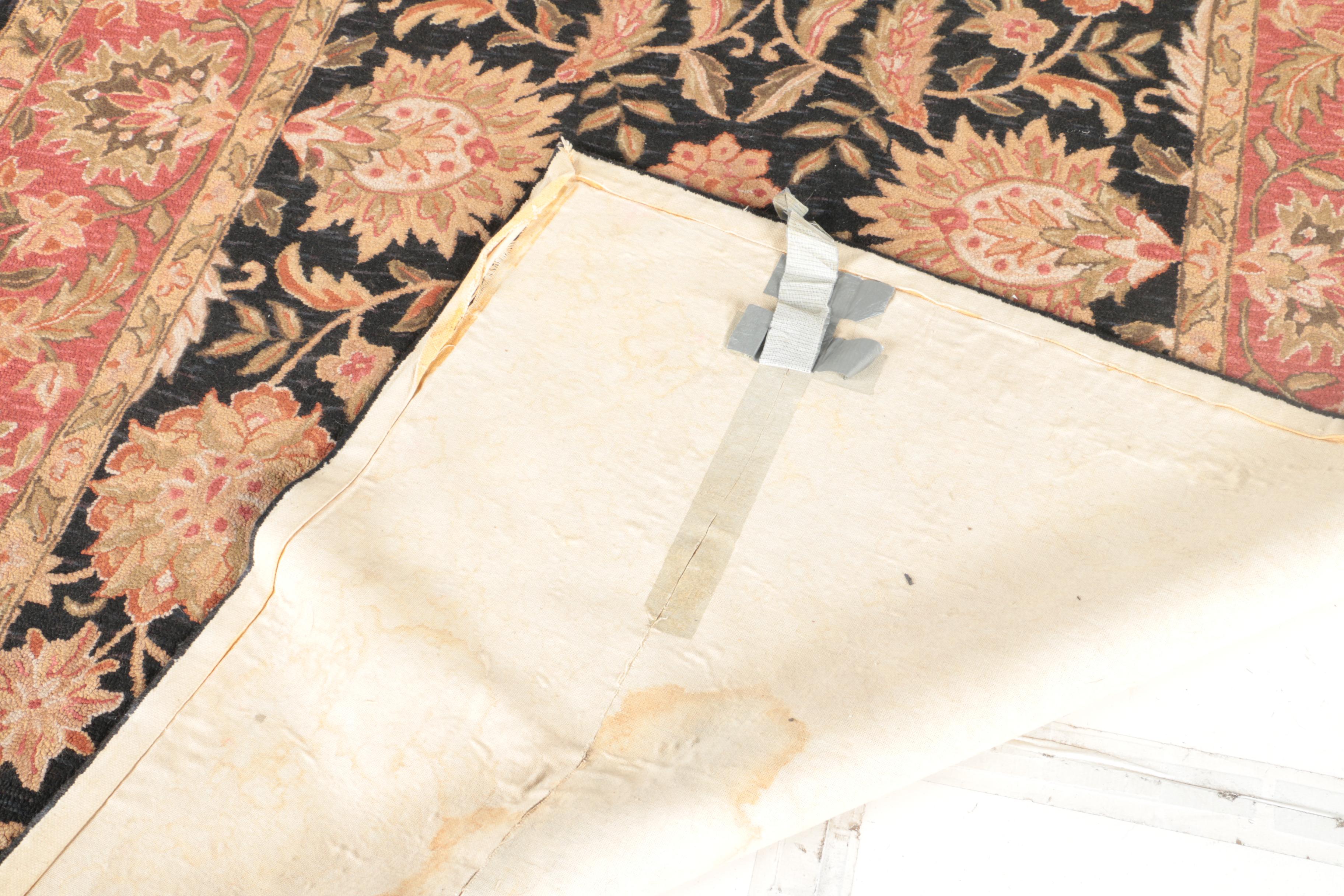 Hand-Tufted Indo-Persian Style Area Rug