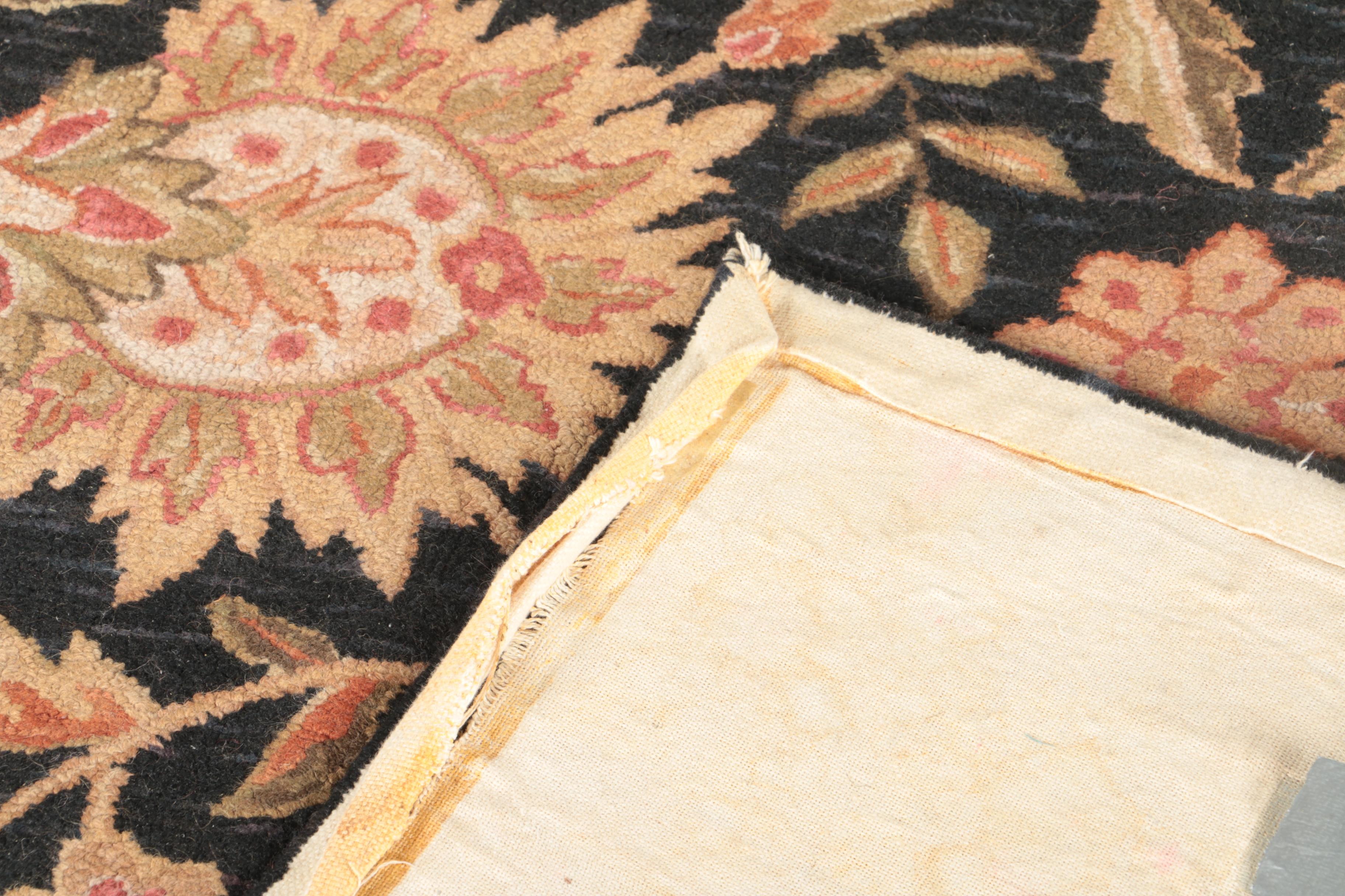 Hand-Tufted Indo-Persian Style Area Rug