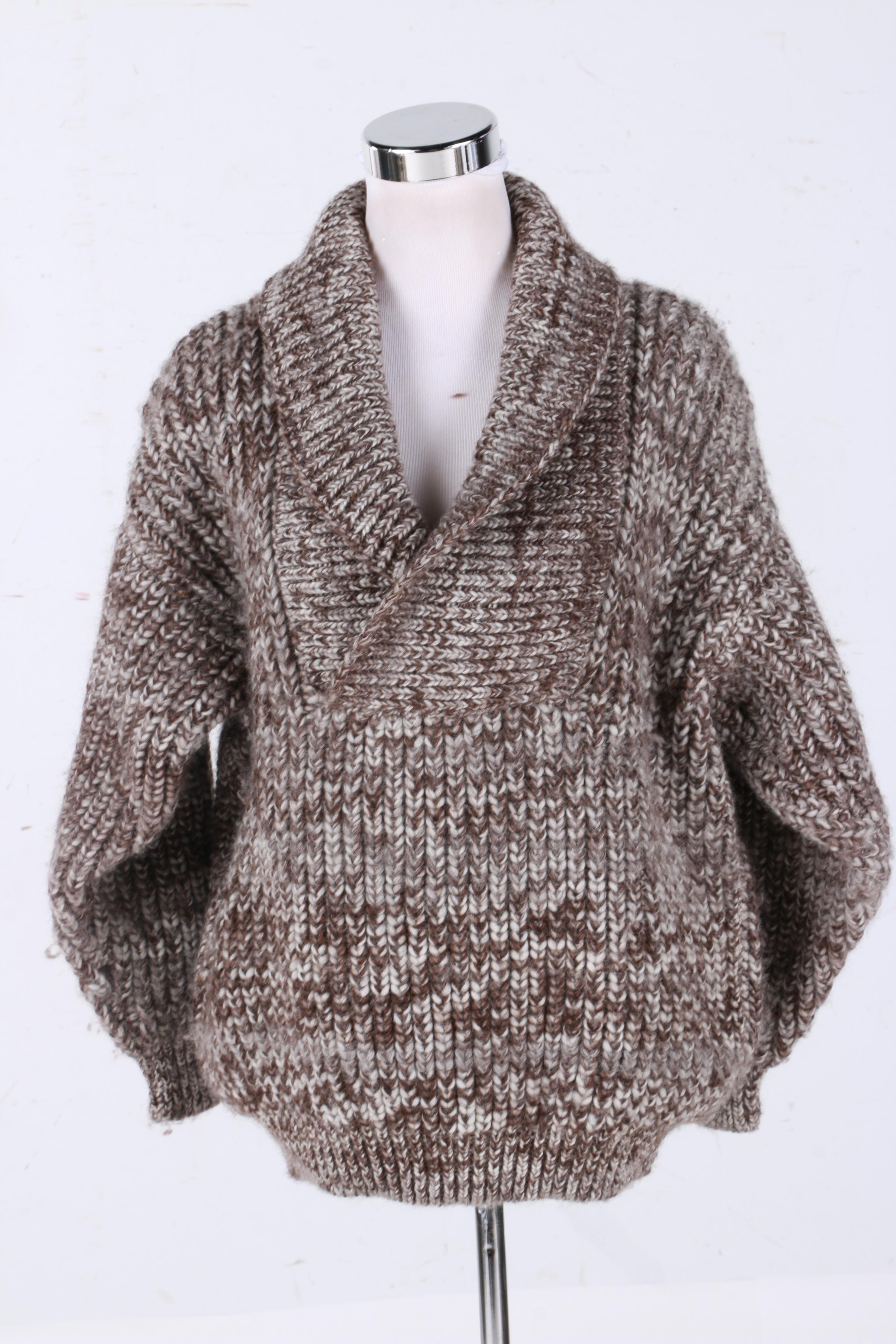 Hand Knit Wool Sweater Made in New Zealand