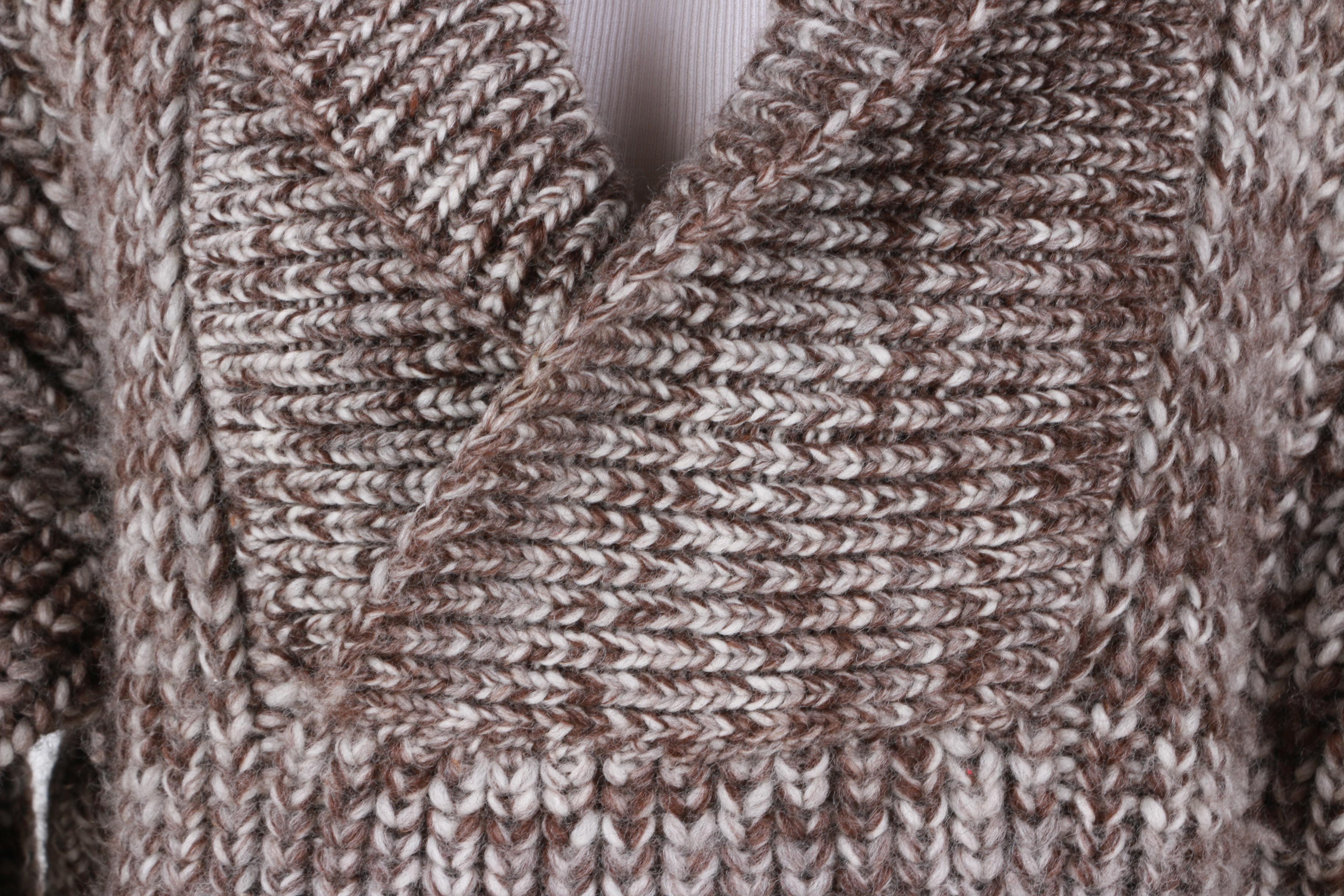 Hand Knit Wool Sweater Made in New Zealand