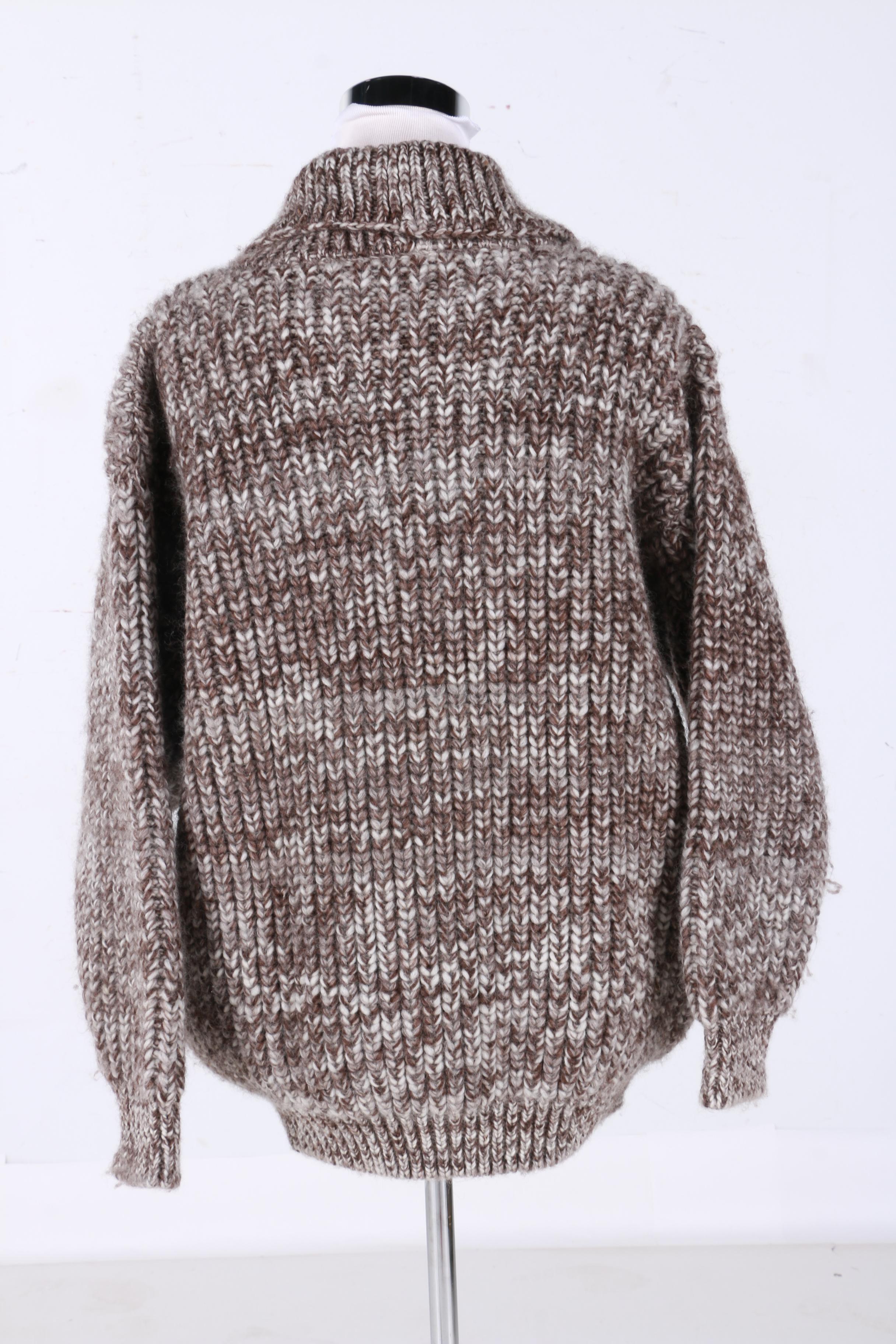 Hand Knit Wool Sweater Made in New Zealand