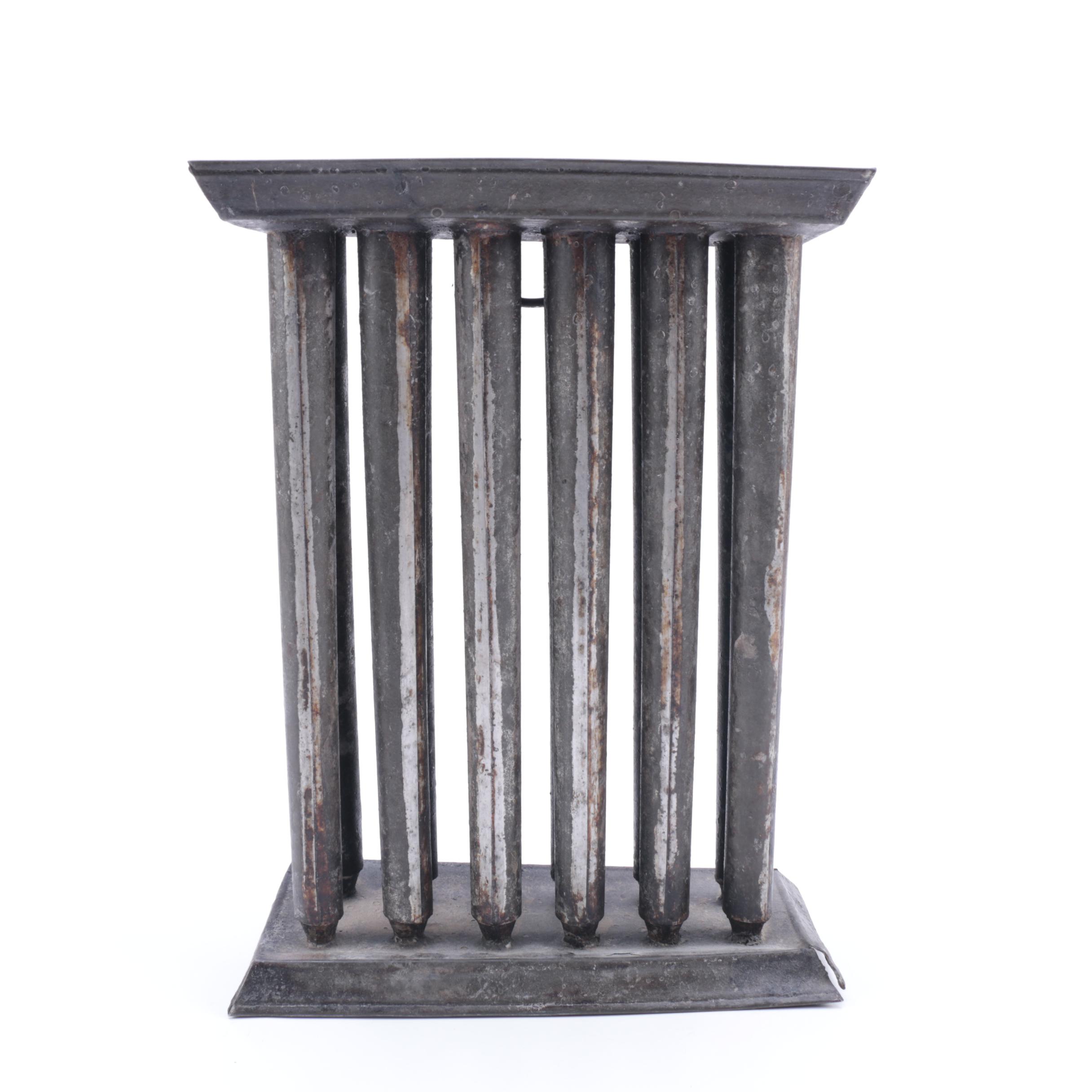 Vintage Metal Candle Mold