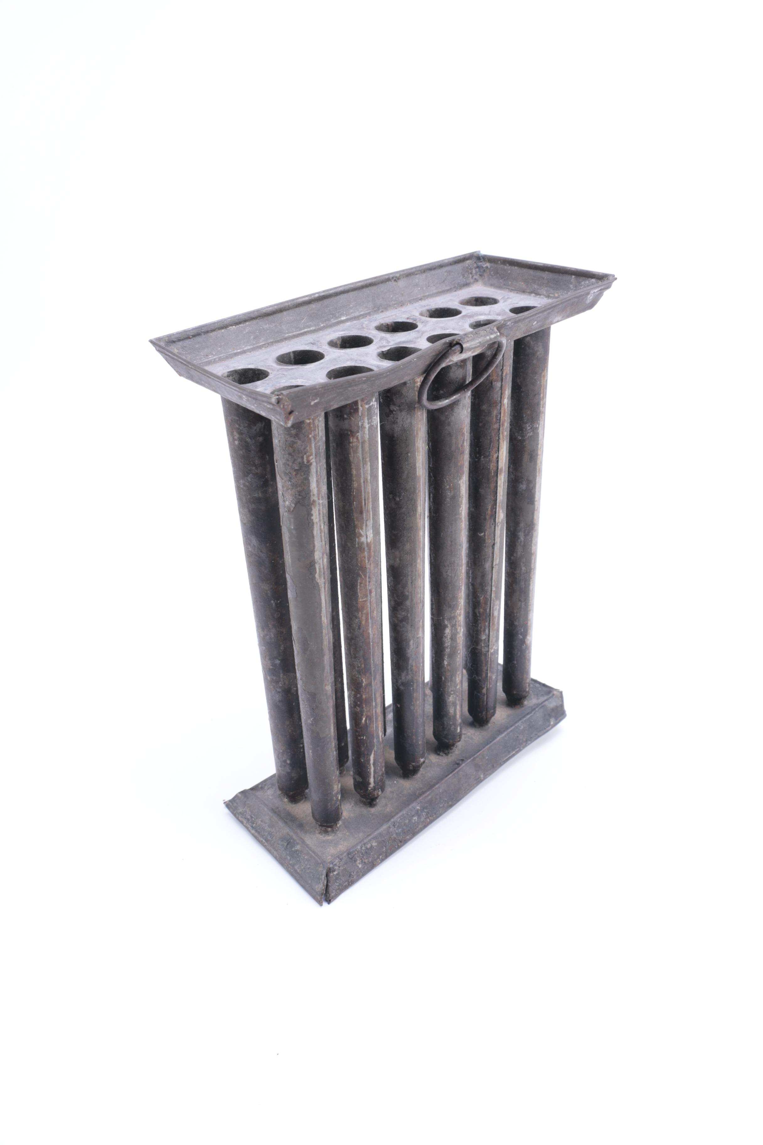 Vintage Metal Candle Mold