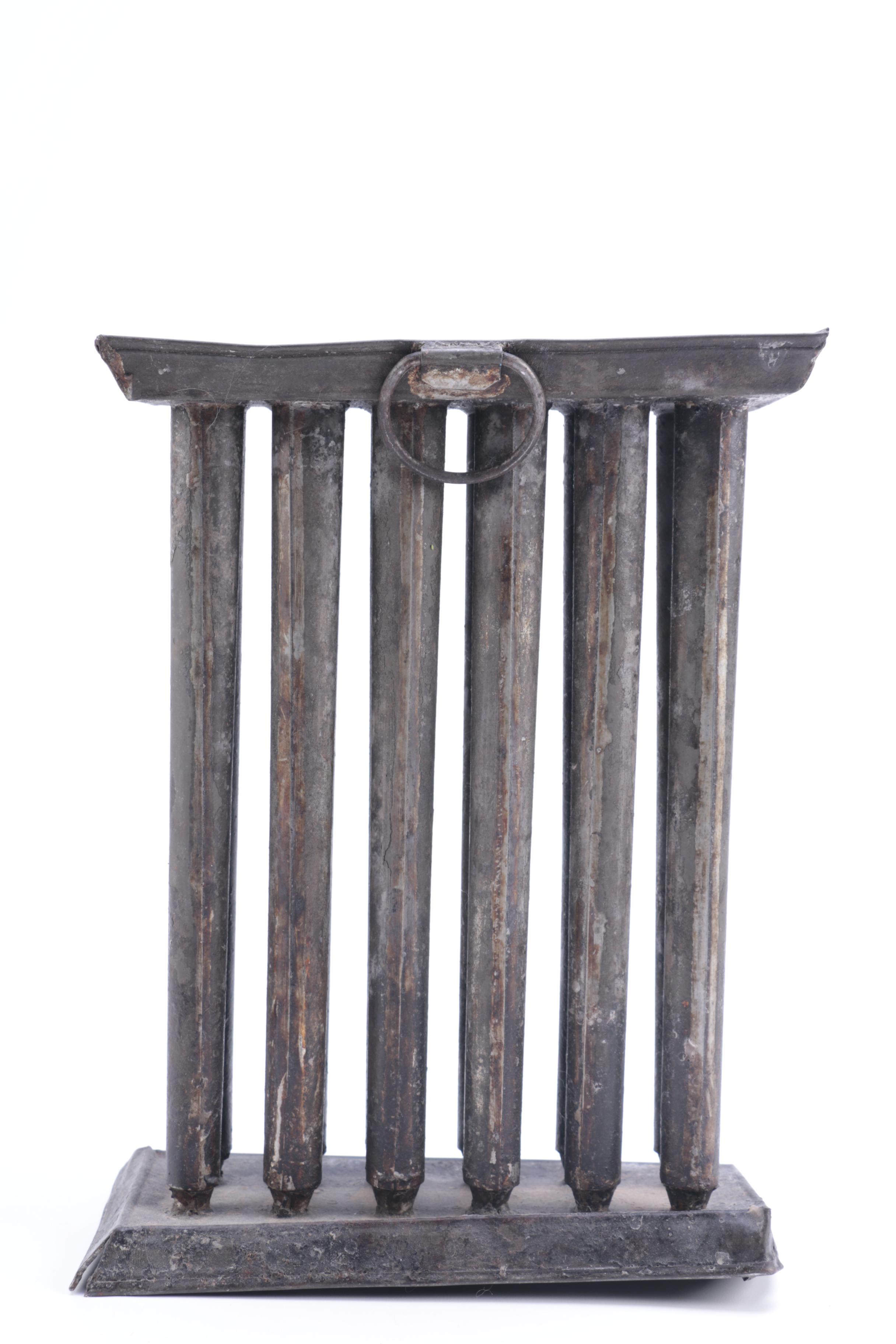 Vintage Metal Candle Mold