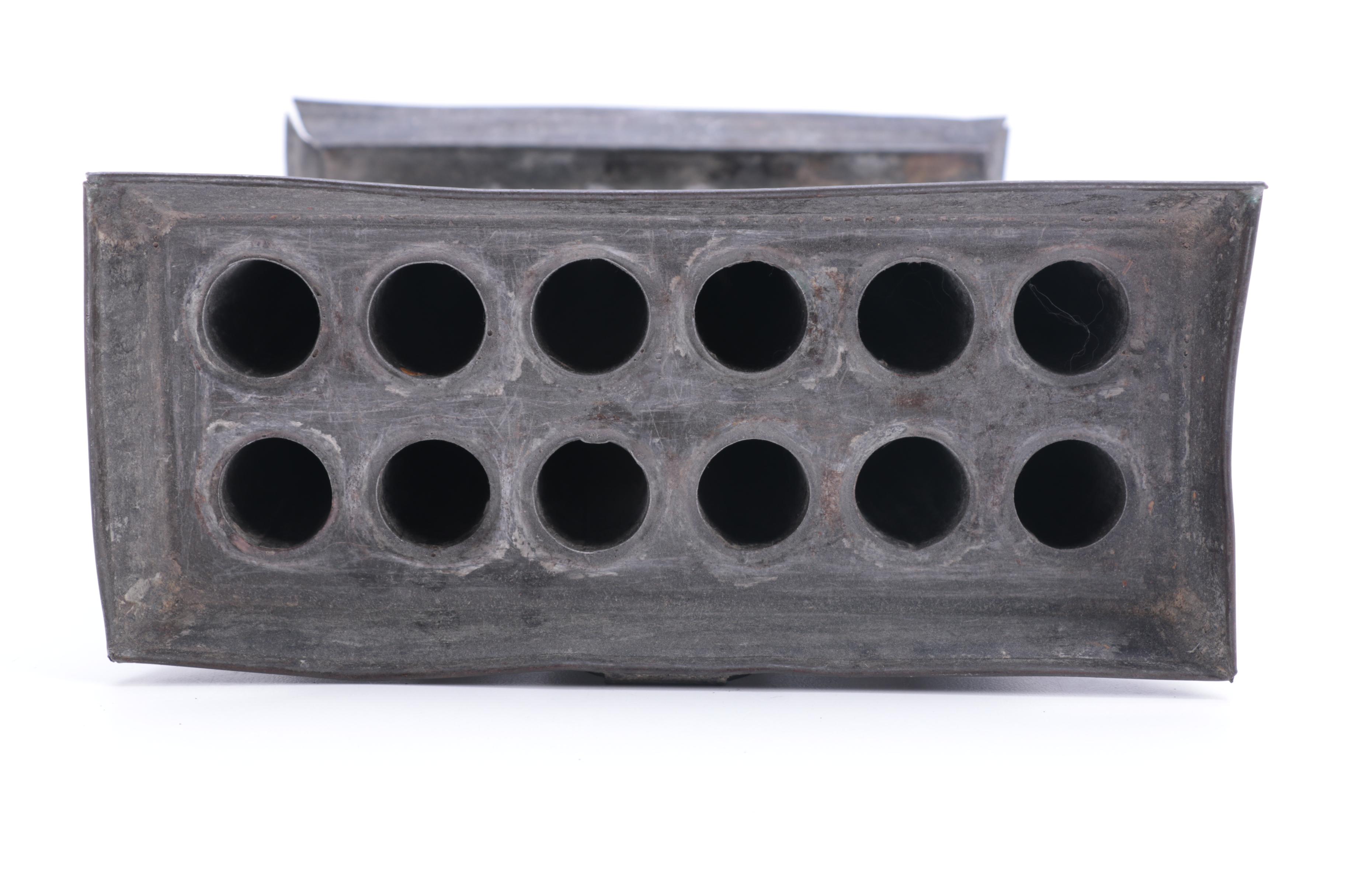 Vintage Metal Candle Mold