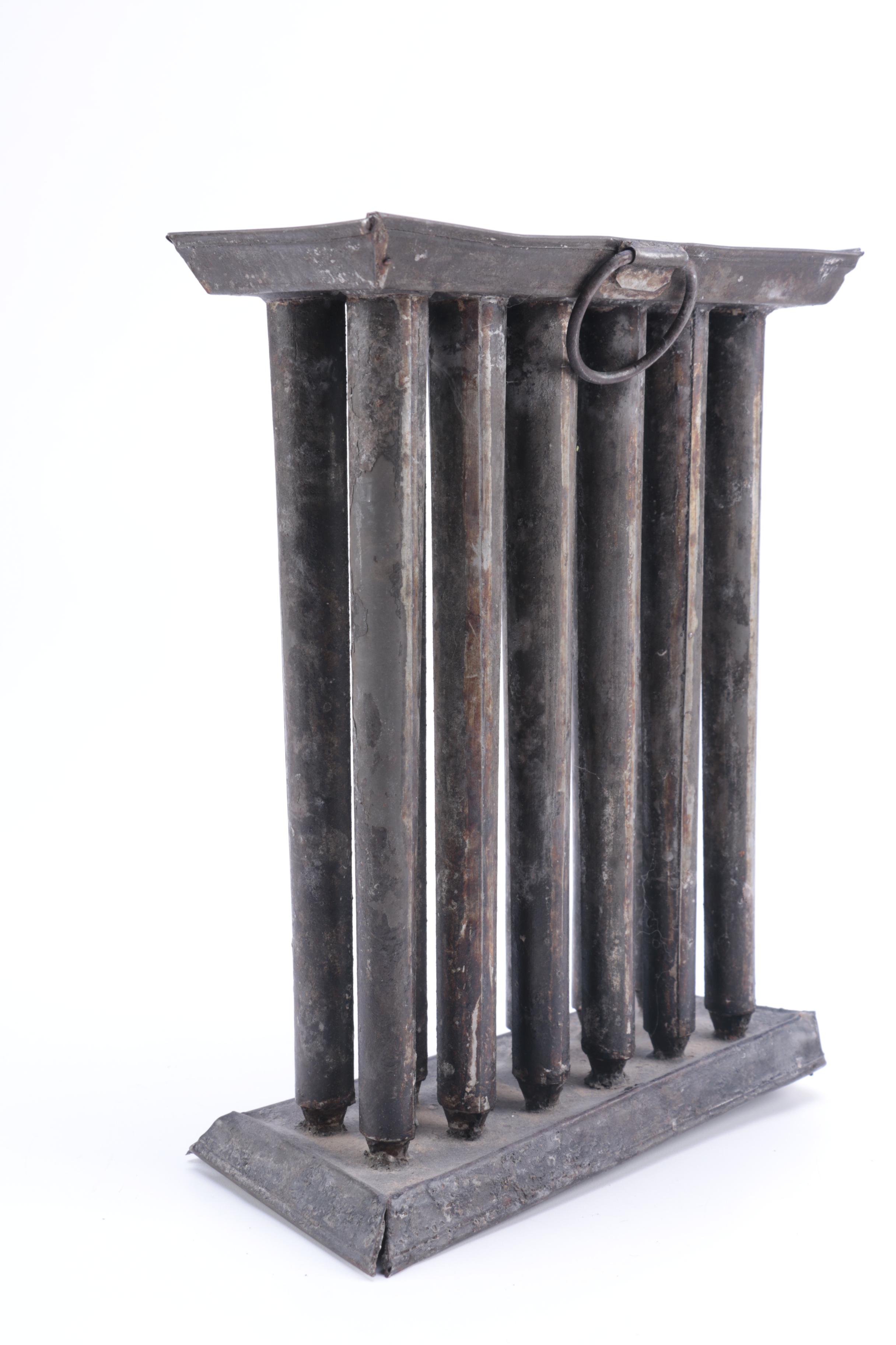 Vintage Metal Candle Mold