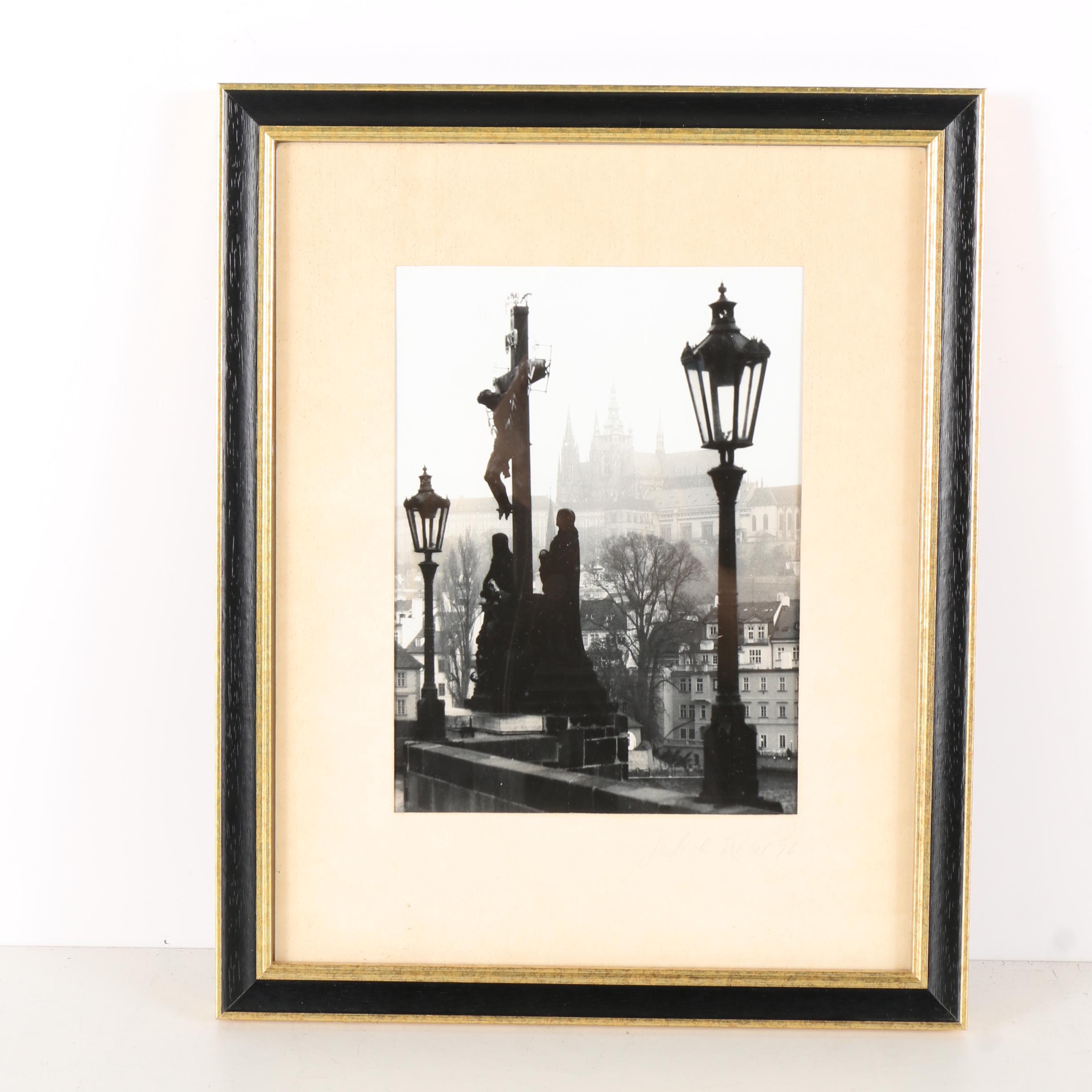 Hand Colored Etchings and Black and White Photograph