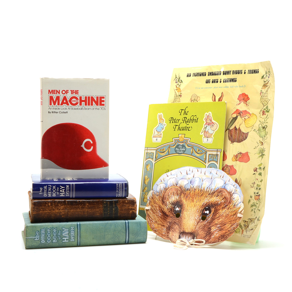 Assorted Books and Paper Items