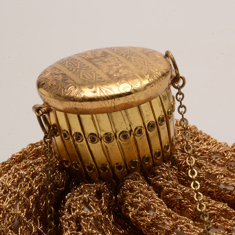 Pair of Vintage Purses and Enamel Pill Box