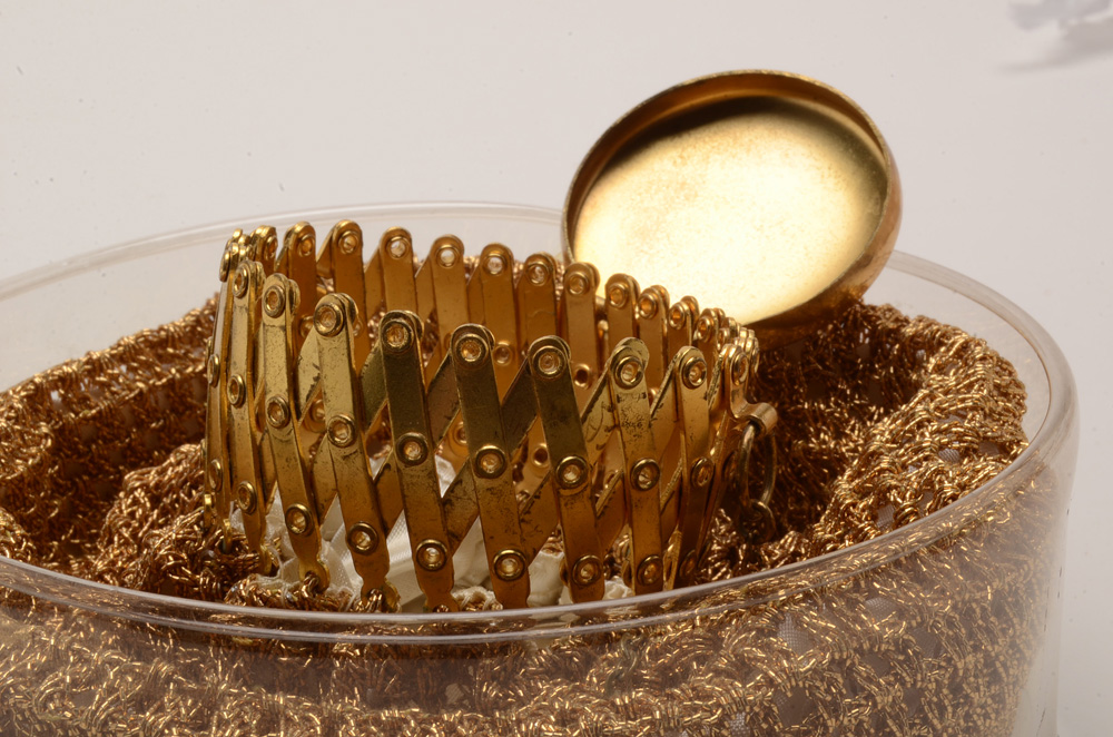 Pair of Vintage Purses and Enamel Pill Box