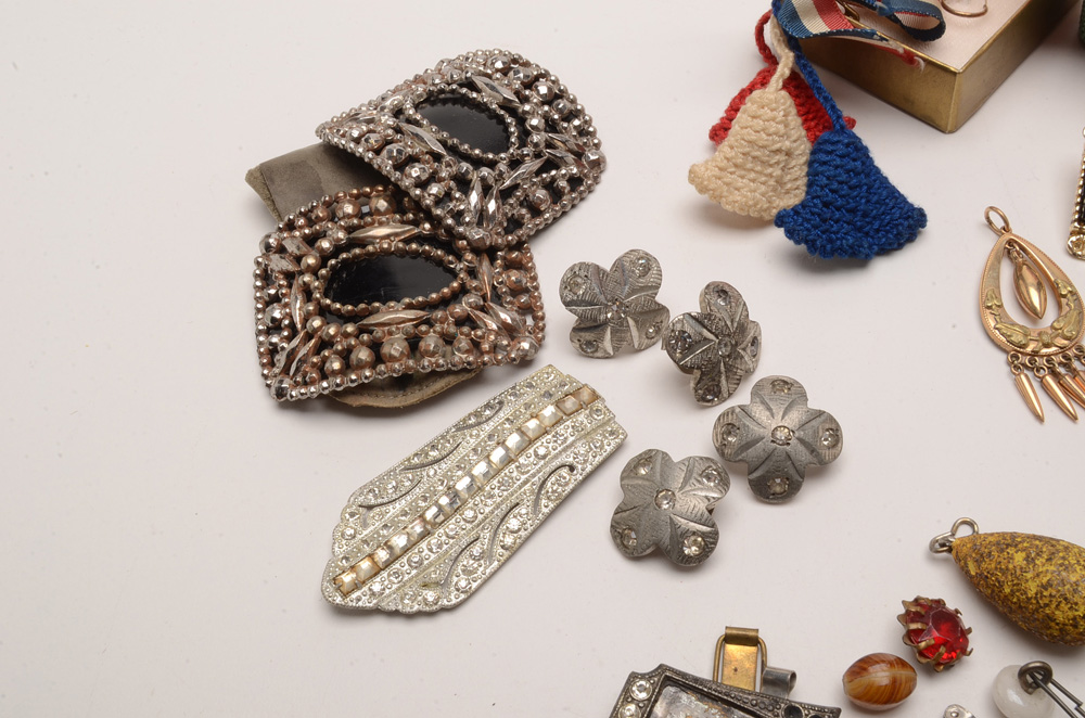 Collection of Vintage Costume Jewelry and Accessories