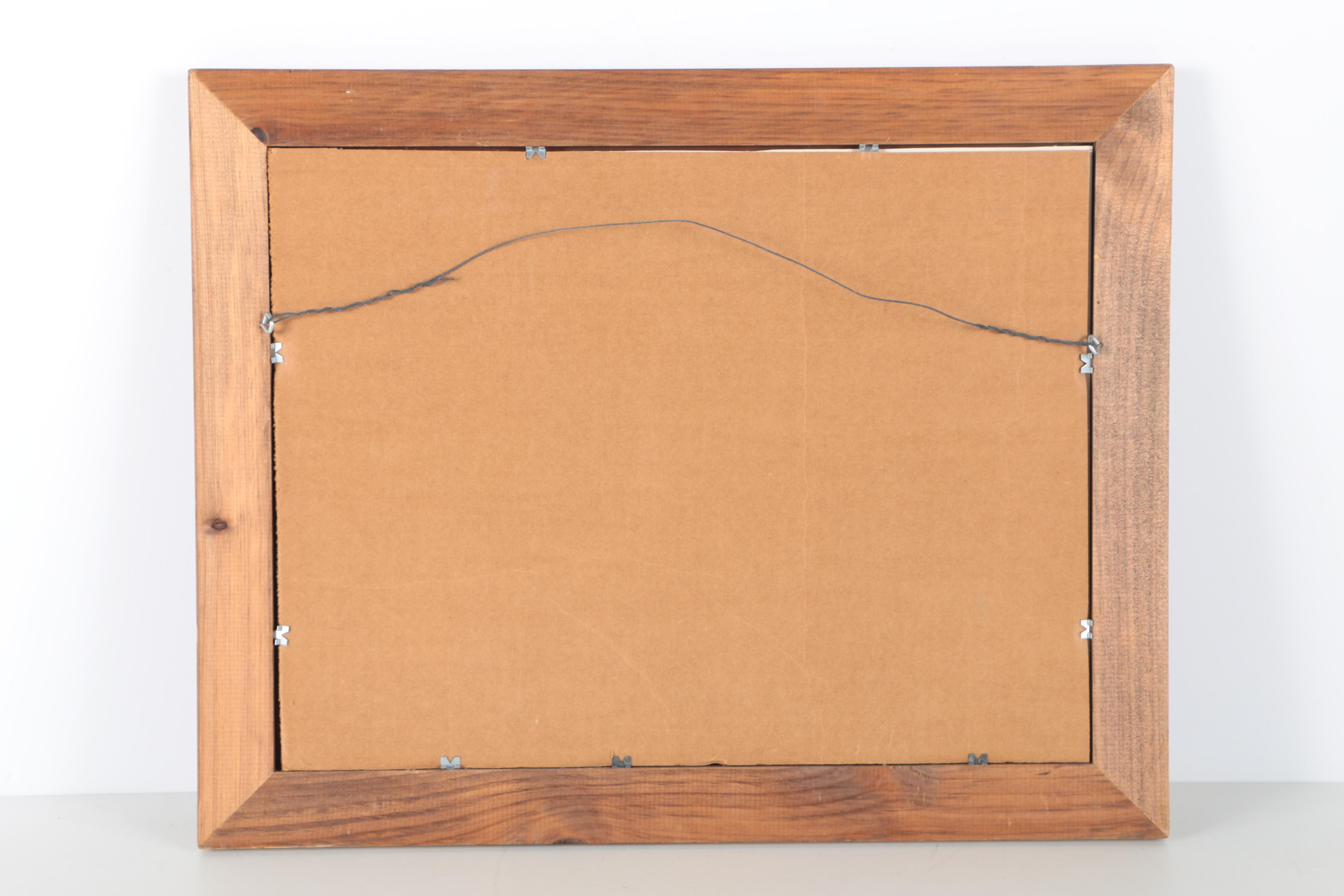 Tommy Fulton Limited Edition Lithograph on Paper of Class Room