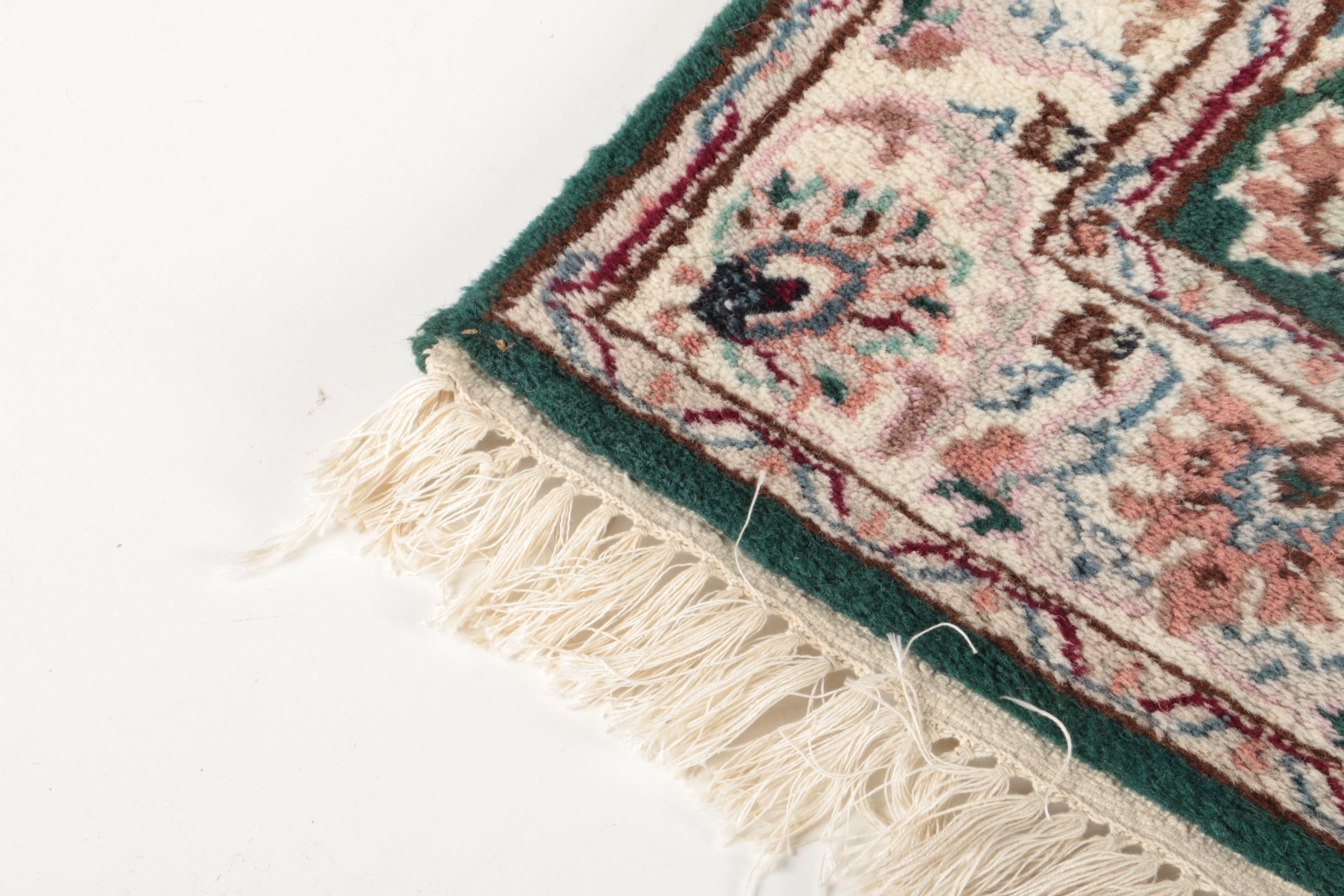 Hand-Knotted Indo-Persian Carpet Runner
