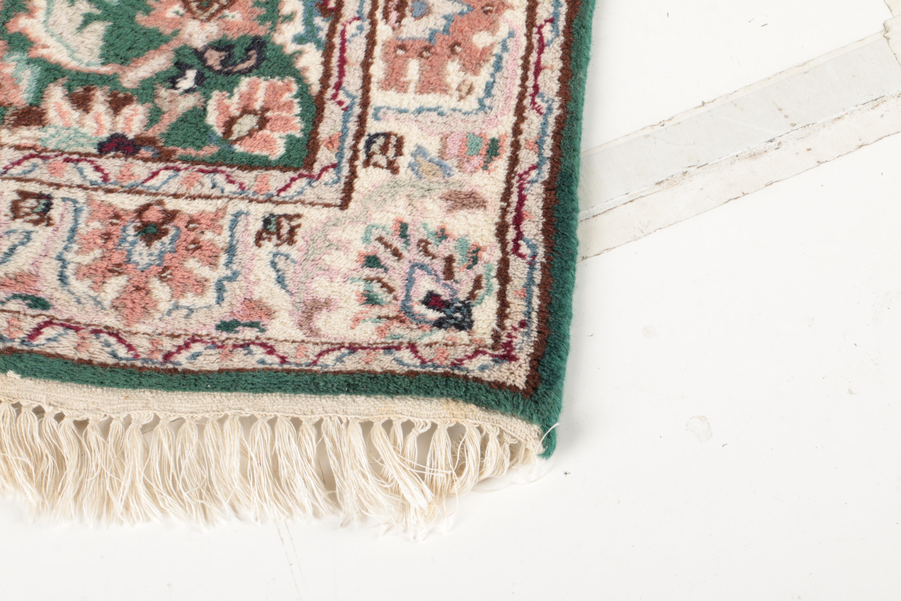 Hand-Knotted Indo-Persian Carpet Runner